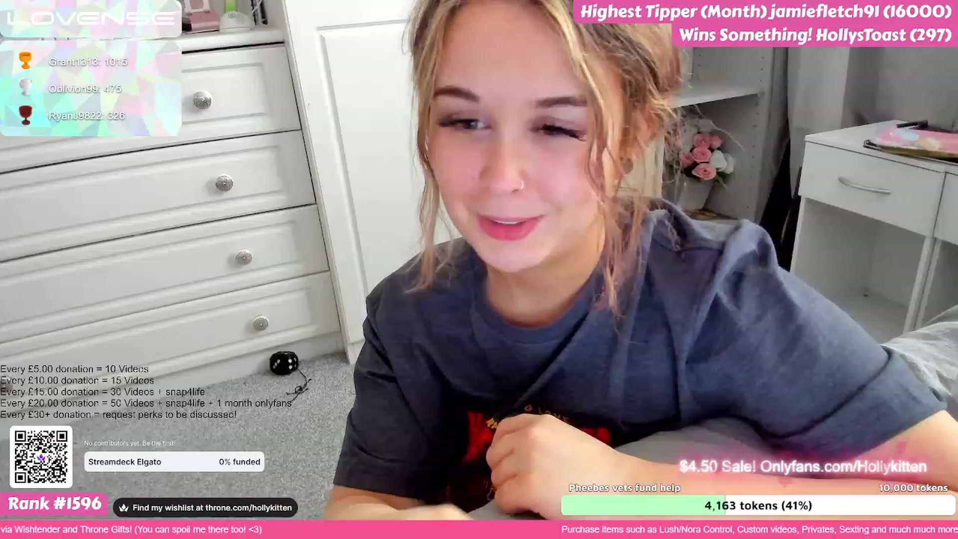 Gallery image thumbnail from HollyKittenn's myfreecams stream on, 07/20/2023, 19:43 image 2 of 20