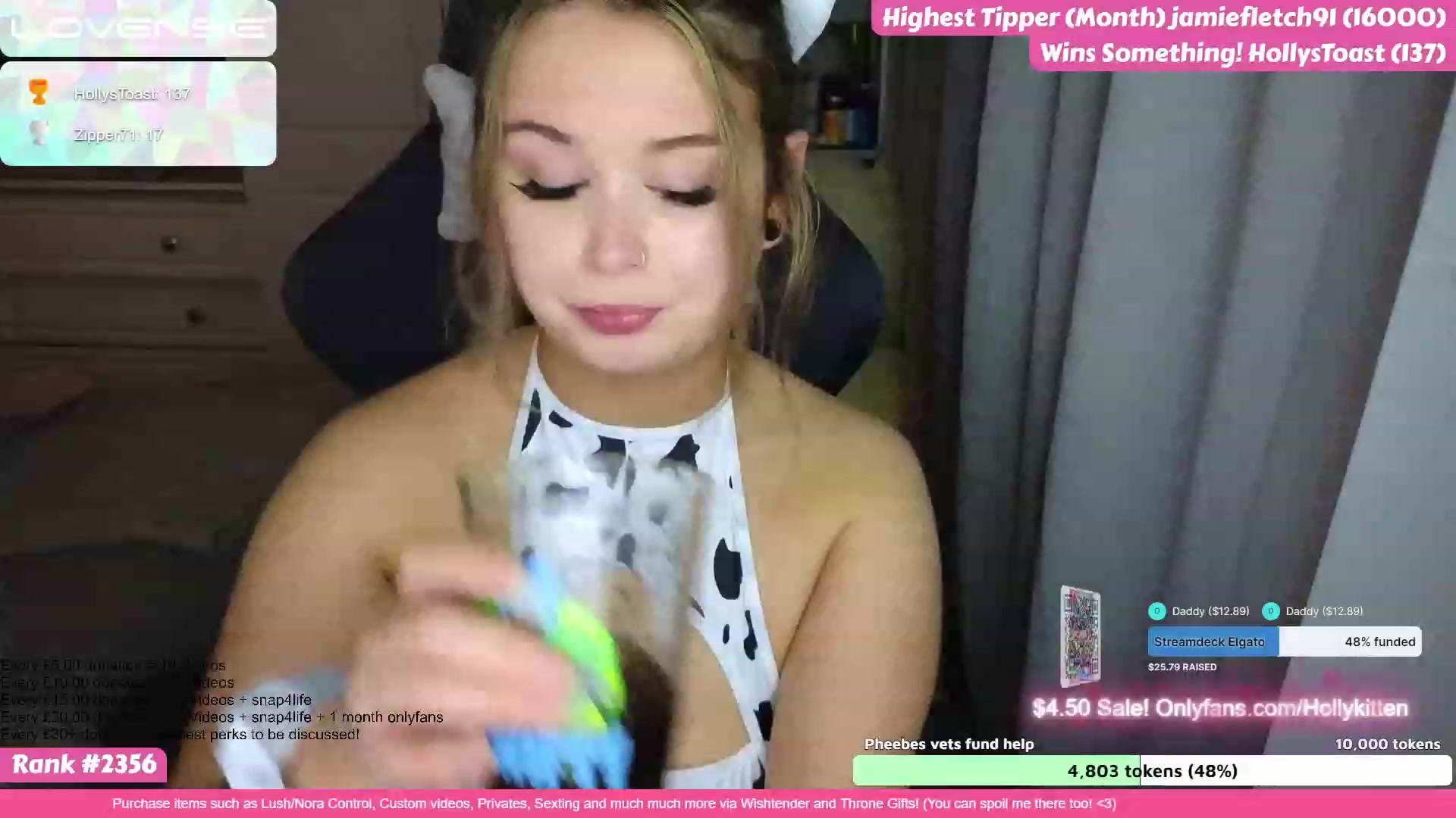 Gallery image thumbnail from HollyKittenn's myfreecams stream on, 07/31/2023, 20:20 image 11 of 20