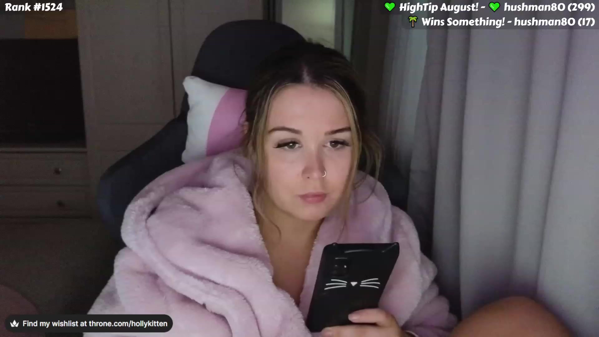 Gallery image thumbnail from HollyKittenn's myfreecams stream on, 08/07/2023, 20:02 image 12 of 20