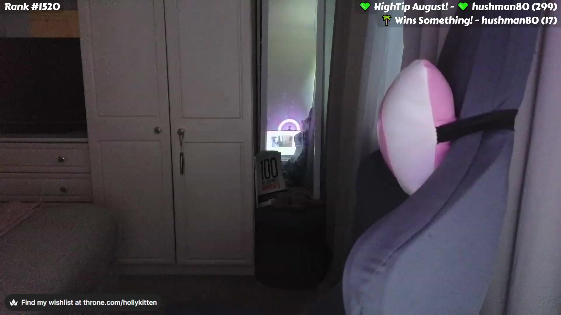 Gallery image thumbnail from HollyKittenn's myfreecams stream on, 08/07/2023, 20:02 image 4 of 20