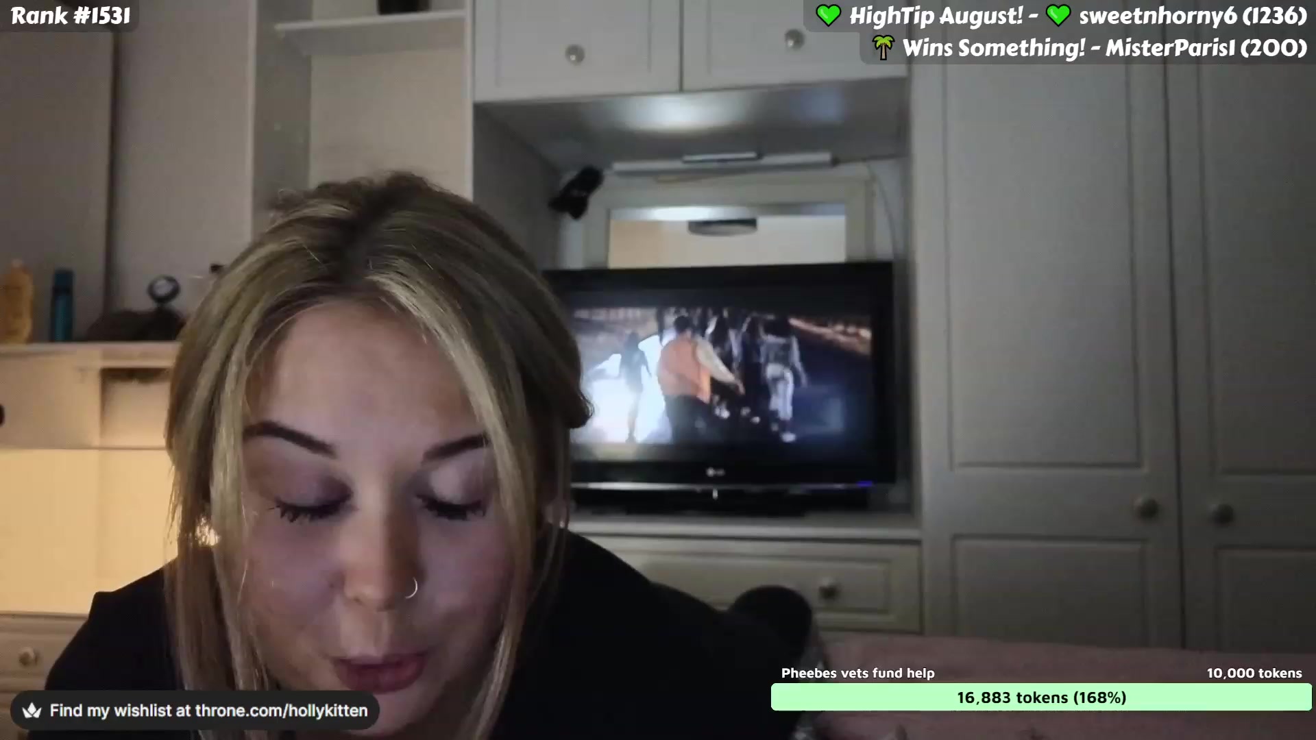 Gallery image thumbnail from HollyKittenn's myfreecams stream on, 08/16/2023, 18:45 image 13 of 20