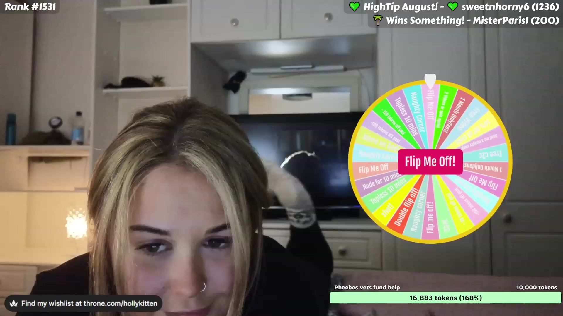 Gallery image thumbnail from HollyKittenn's myfreecams stream on, 08/16/2023, 18:45 image 15 of 20