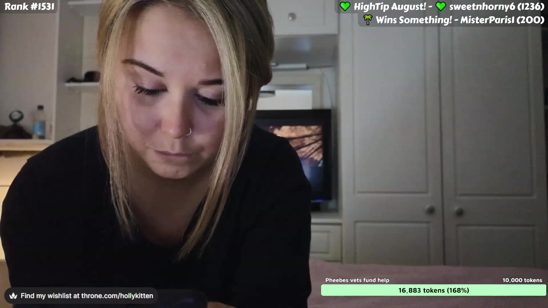 Gallery image thumbnail from HollyKittenn's myfreecams stream on, 08/16/2023, 18:45 image 10 of 20