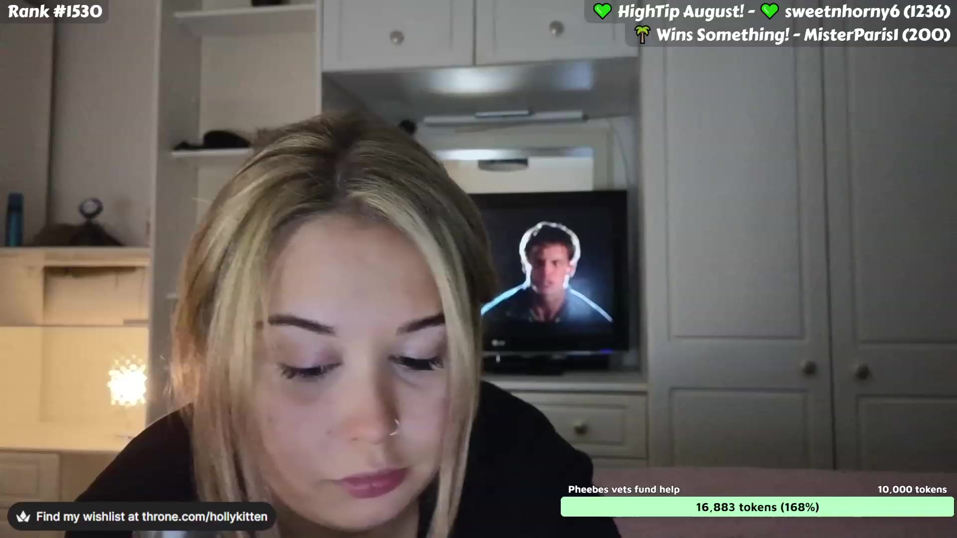 Gallery image thumbnail from HollyKittenn's myfreecams stream on, 08/16/2023, 18:45 image 18 of 20