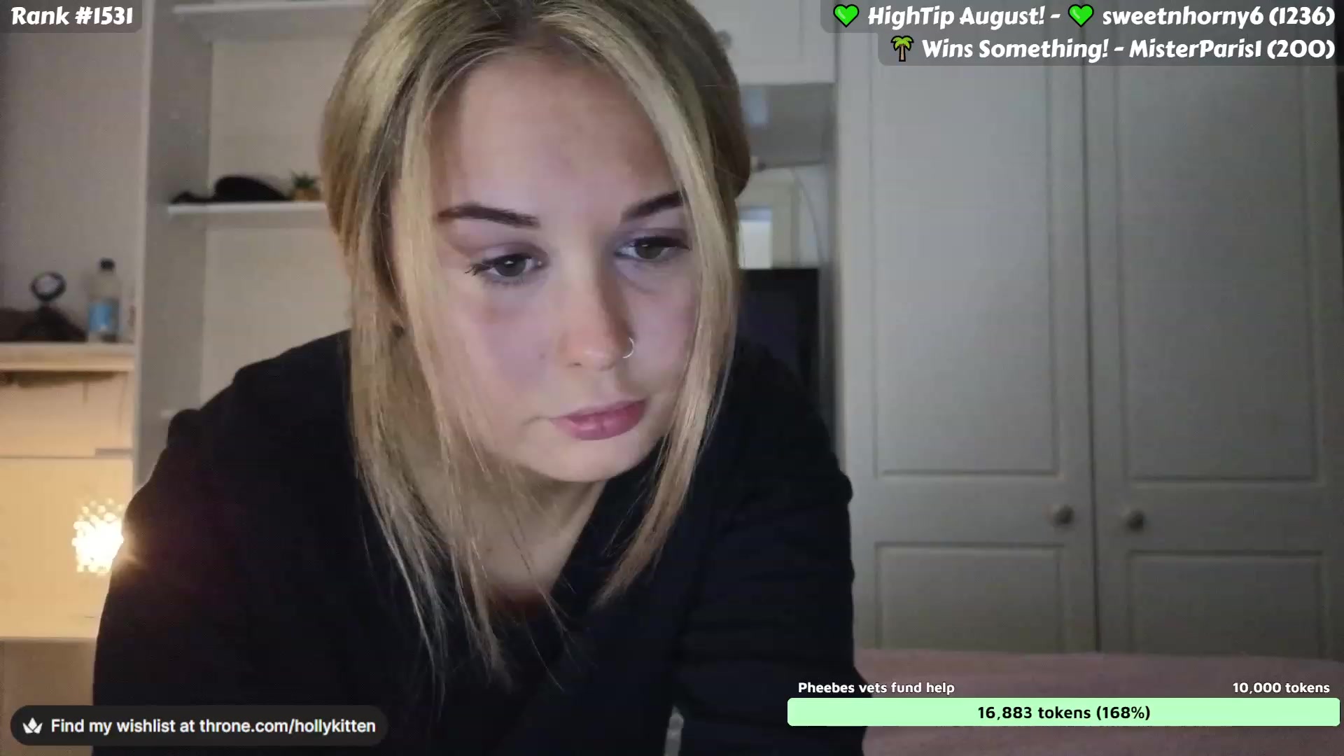 Gallery image thumbnail from HollyKittenn's myfreecams stream on, 08/16/2023, 18:45 image 9 of 20