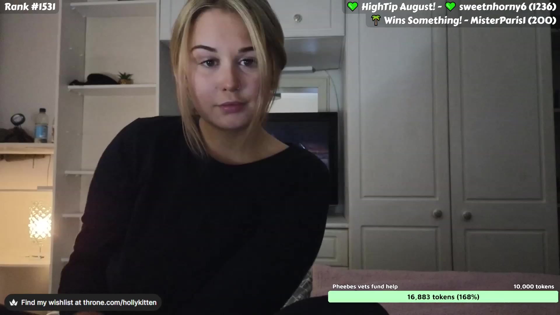 Gallery image thumbnail from HollyKittenn's myfreecams stream on, 08/16/2023, 18:45 image 11 of 20
