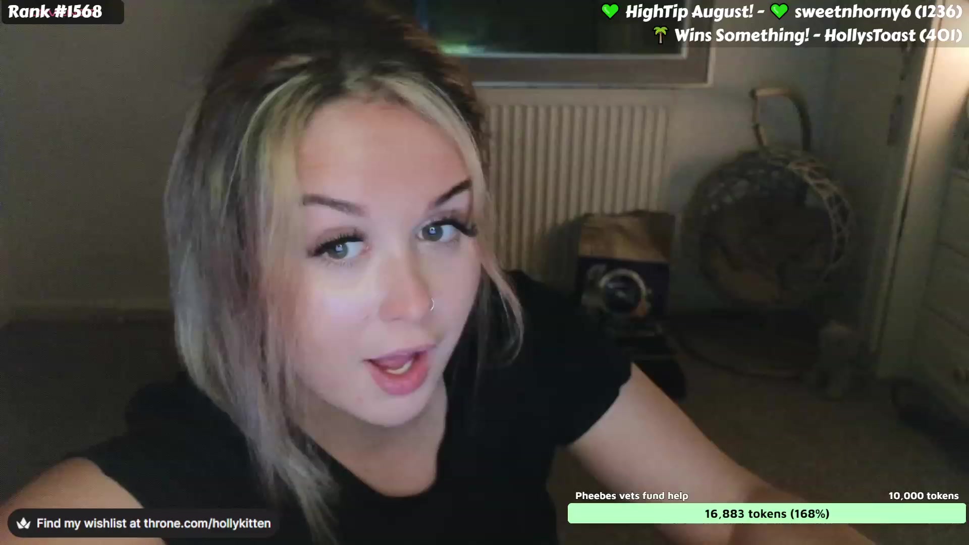 Gallery image thumbnail from HollyKittenn's myfreecams stream on, 08/17/2023, 21:18 image 9 of 20