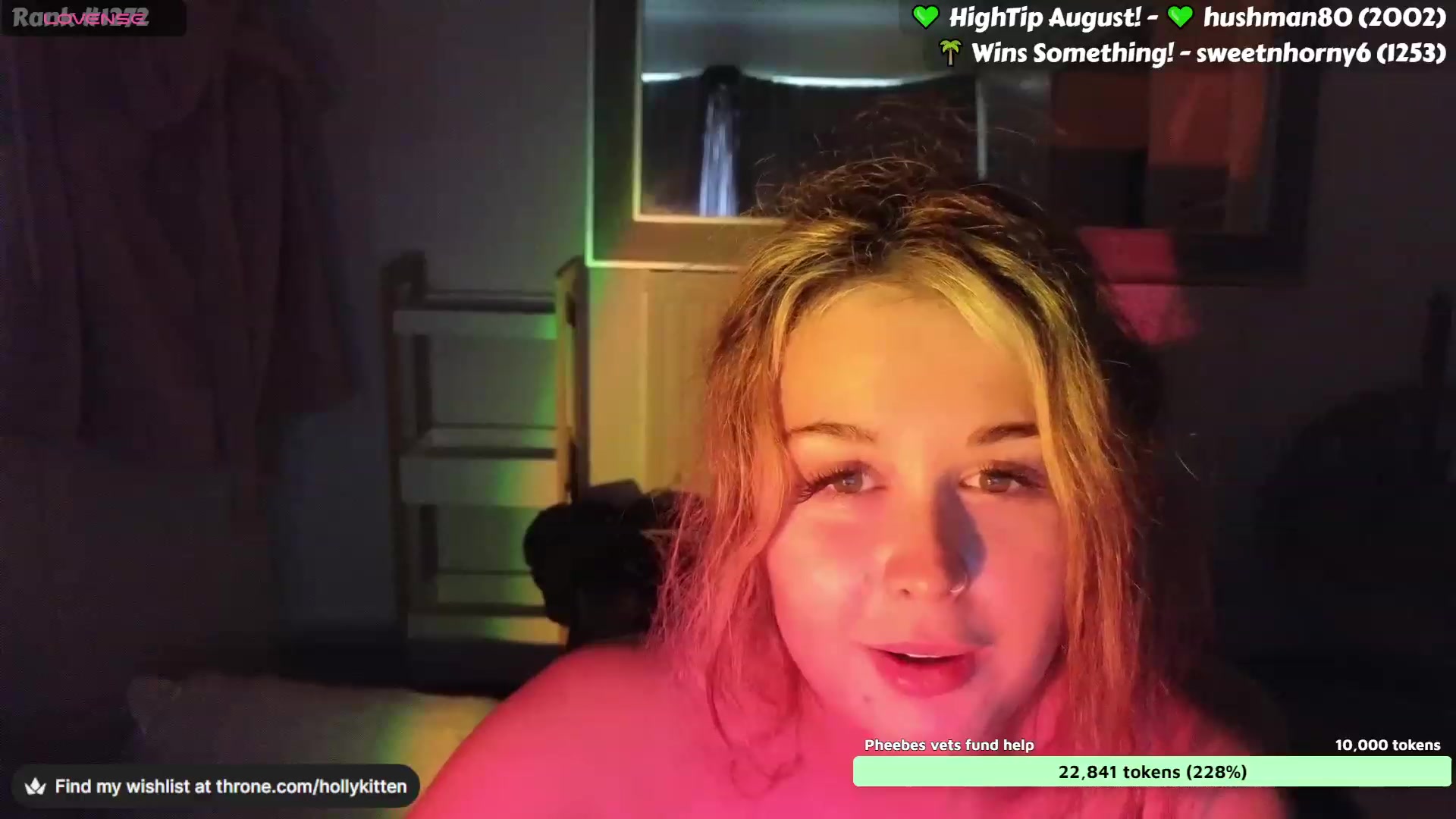 Gallery image thumbnail from HollyKittenn's myfreecams stream on, 08/19/2023, 13:08 image 18 of 20