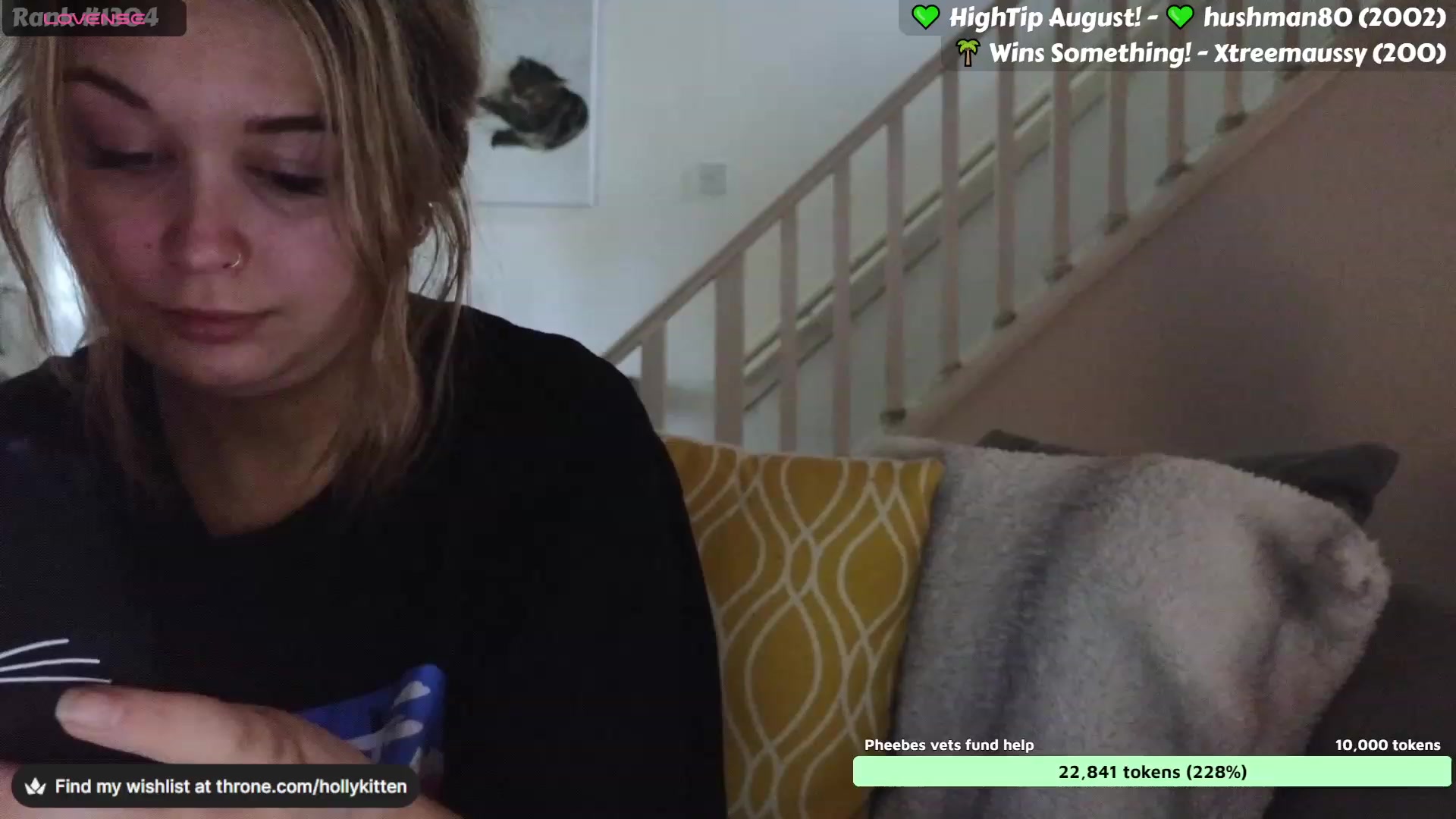 Gallery image thumbnail from HollyKittenn's myfreecams stream on, 08/21/2023, 11:30 image 12 of 20