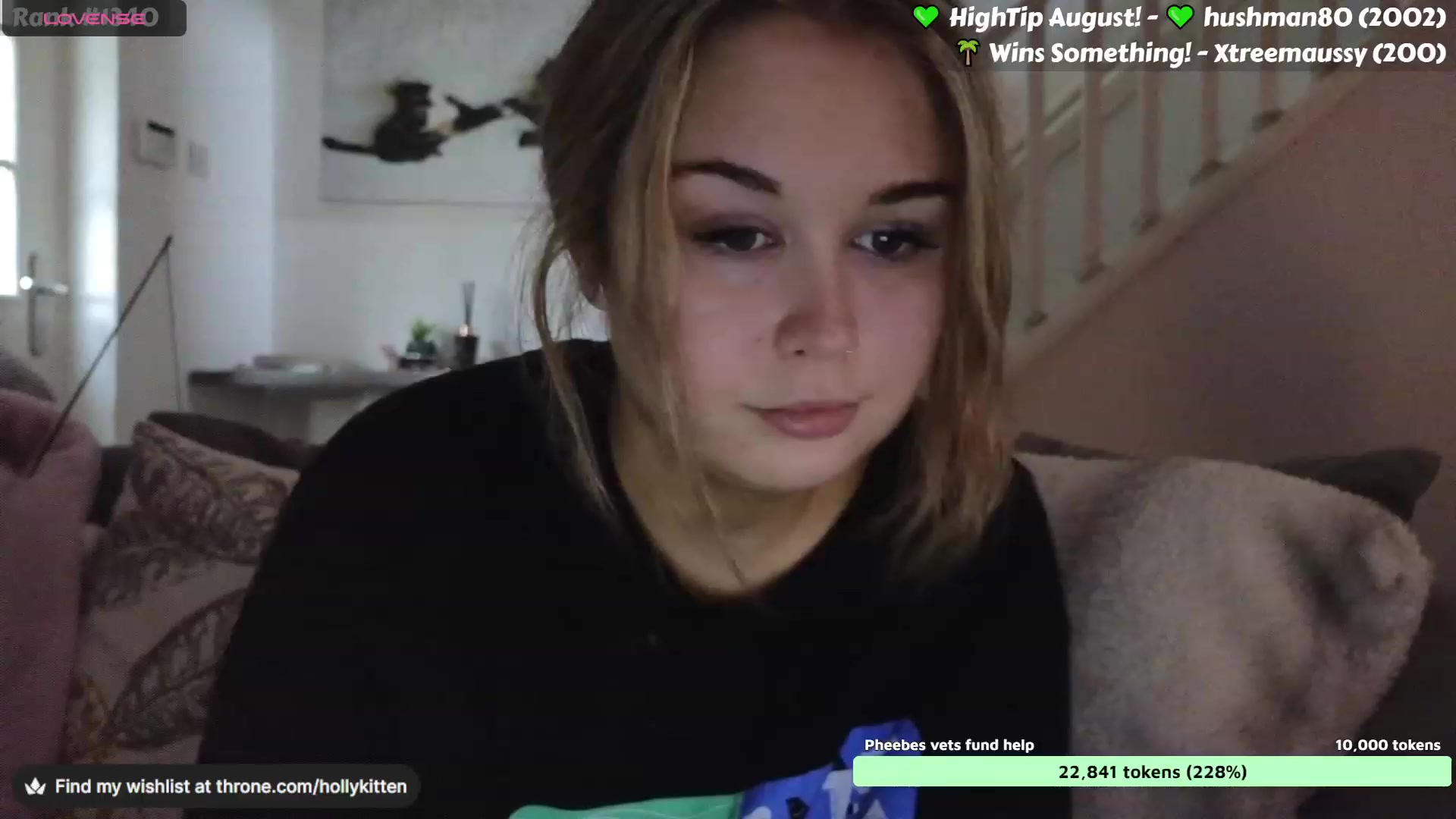 Gallery image thumbnail from HollyKittenn's myfreecams stream on, 08/21/2023, 11:30 image 8 of 20