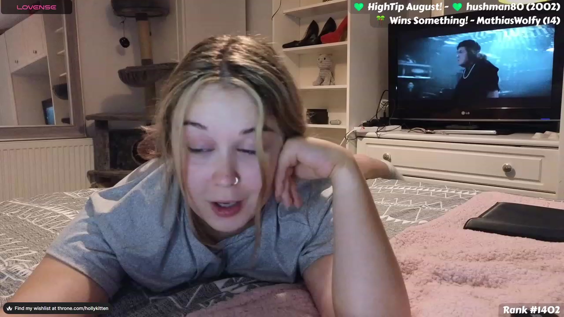 Gallery image thumbnail from HollyKittenn's myfreecams stream on, 08/23/2023, 19:12 image 5 of 20