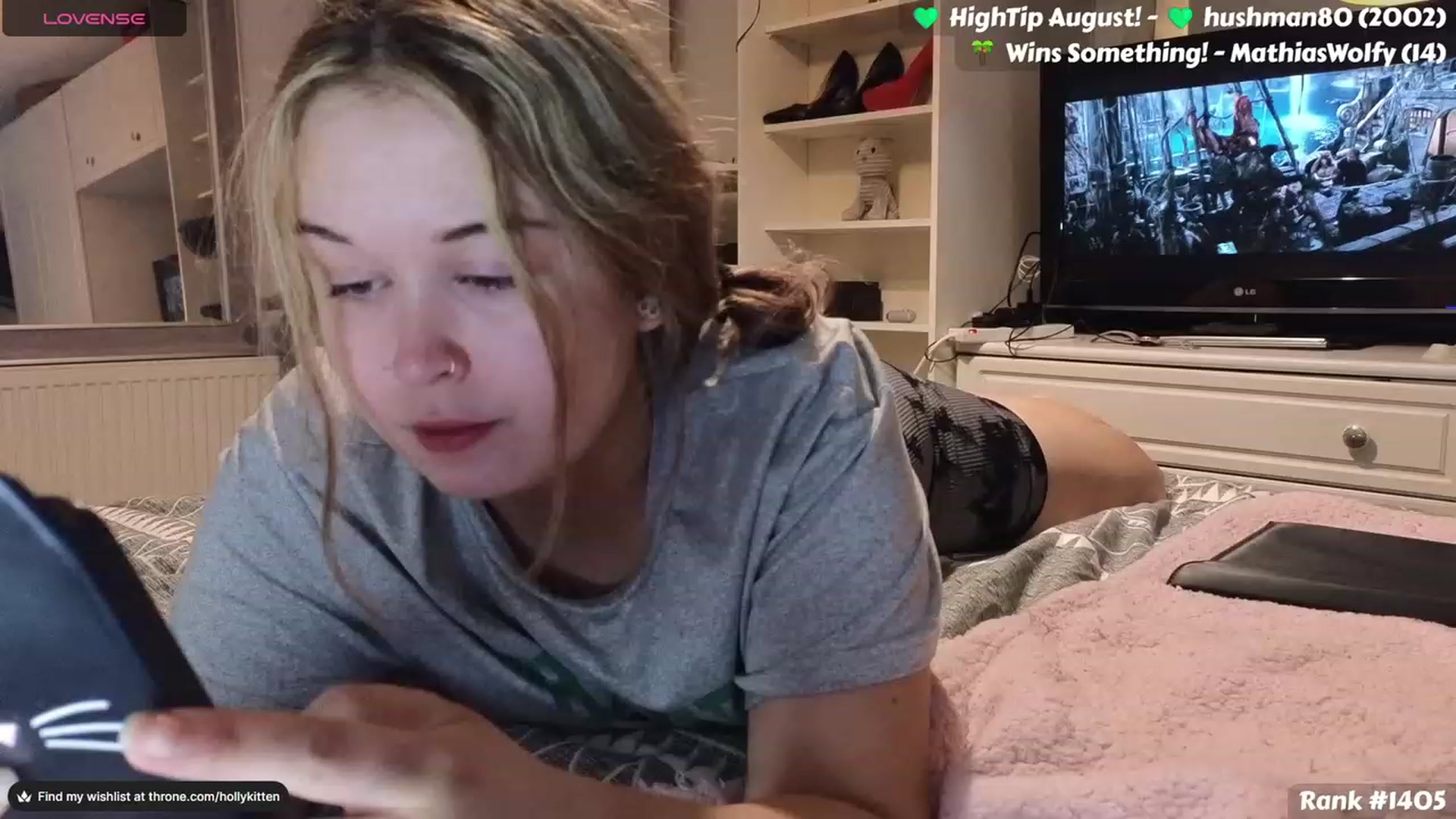 Gallery image thumbnail from HollyKittenn's myfreecams stream on, 08/23/2023, 19:12 image 16 of 20