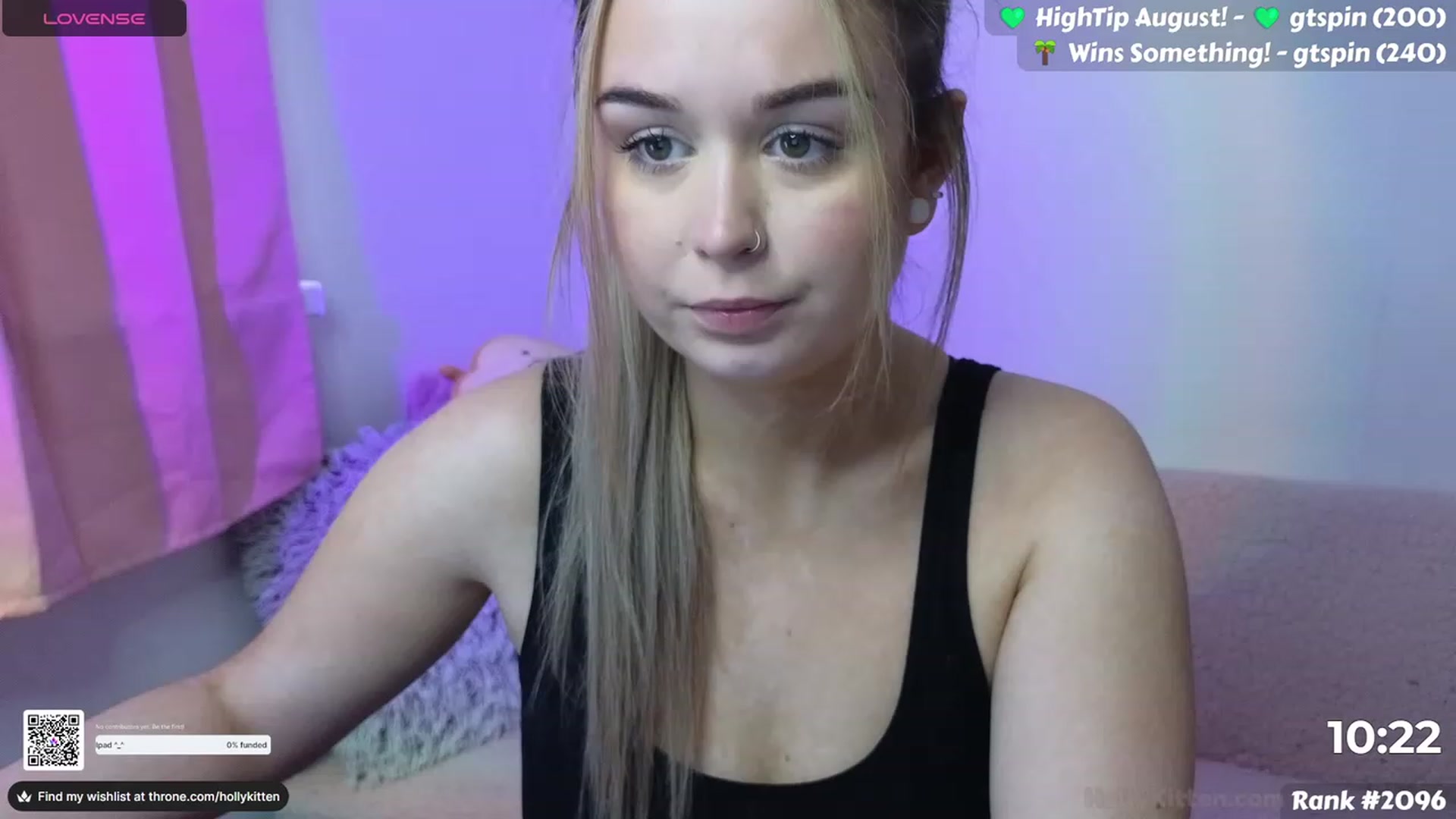 Gallery image thumbnail from HollyKittenn's myfreecams stream on, 10/02/2023, 12:21 image 17 of 20