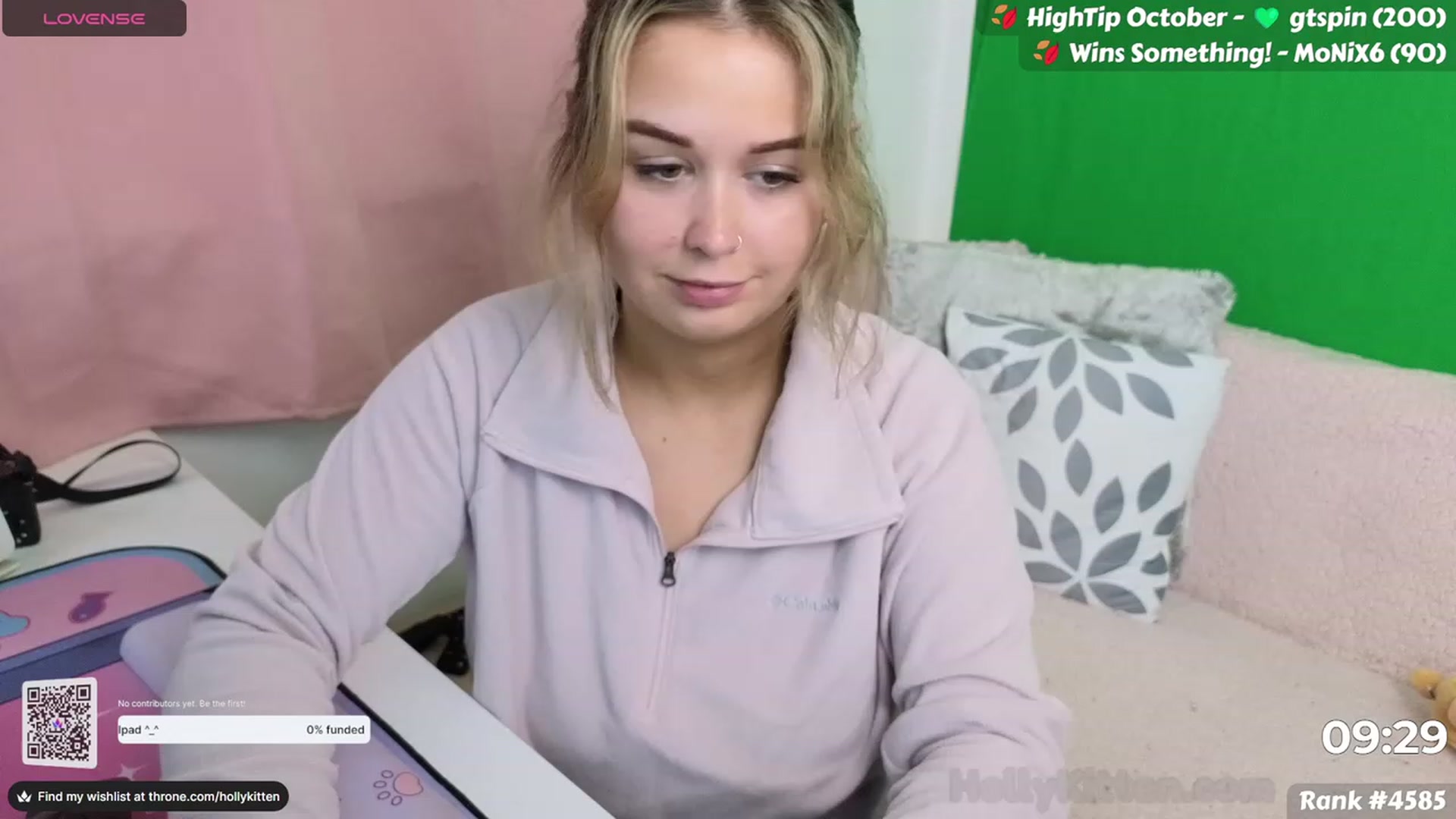 Gallery image thumbnail from HollyKittenn's myfreecams stream on, 10/09/2023, 12:04 image 15 of 20