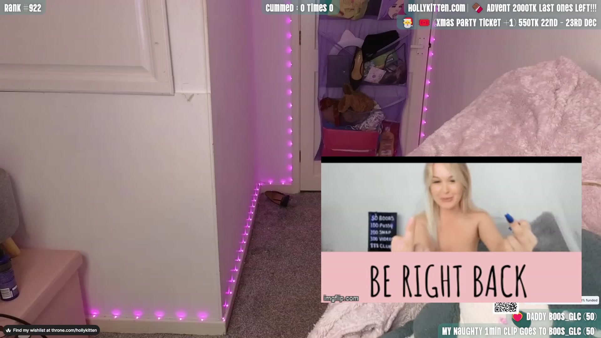 Gallery image thumbnail from HollyKittenn's myfreecams stream on, 11/27/2023, 16:00 image 15 of 20