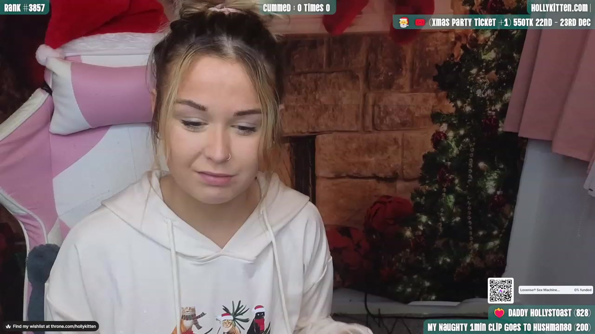 Gallery image thumbnail from HollyKittenn's myfreecams stream on, 12/04/2023, 15:48 image 18 of 20
