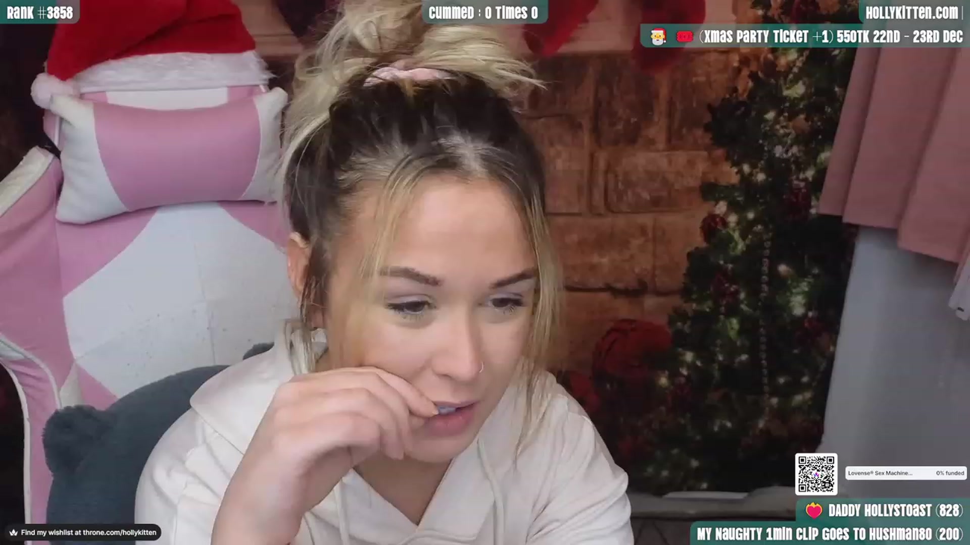 Gallery image thumbnail from HollyKittenn's myfreecams stream on, 12/04/2023, 15:48 image 20 of 20