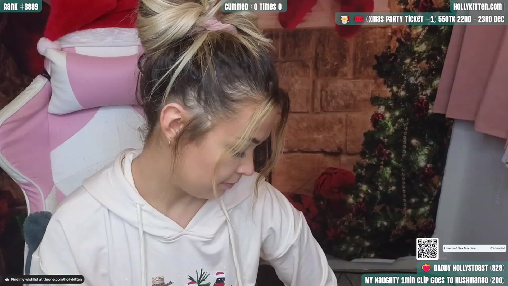 Gallery image thumbnail from HollyKittenn's myfreecams stream on, 12/04/2023, 15:48 image 13 of 20
