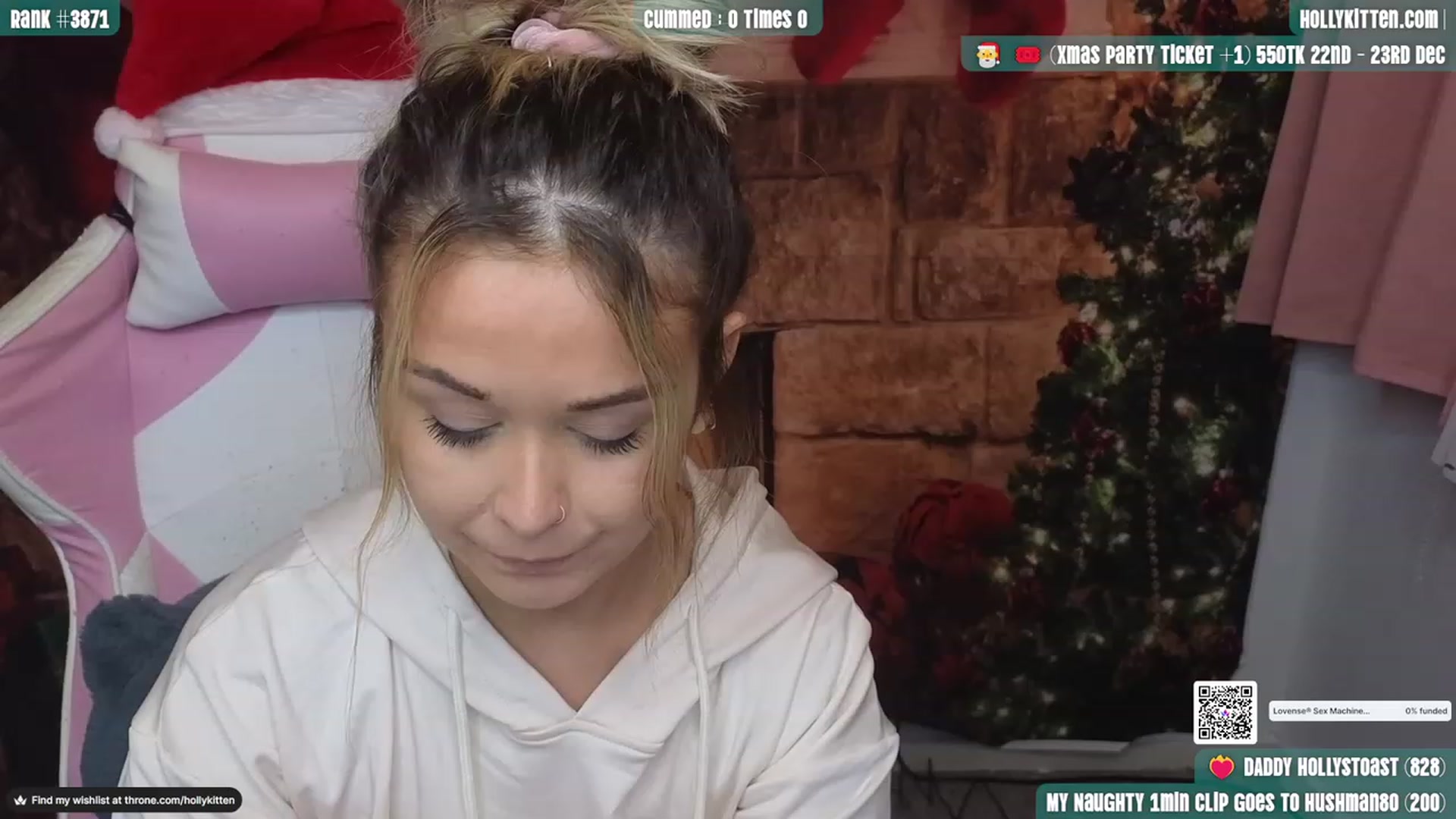 Gallery image thumbnail from HollyKittenn's myfreecams stream on, 12/04/2023, 15:48 image 15 of 20
