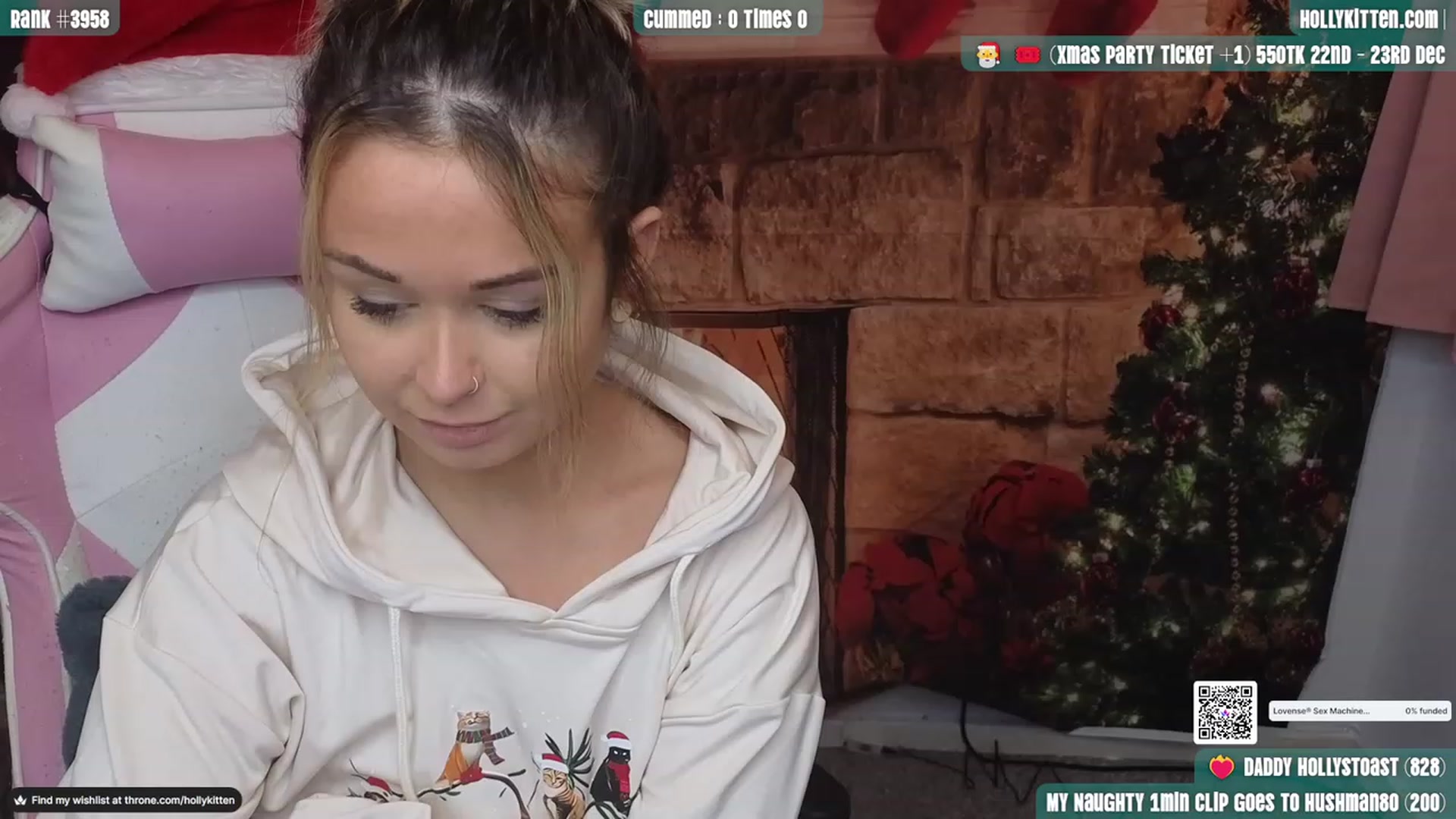 Gallery image thumbnail from HollyKittenn's myfreecams stream on, 12/04/2023, 15:48 image 7 of 20