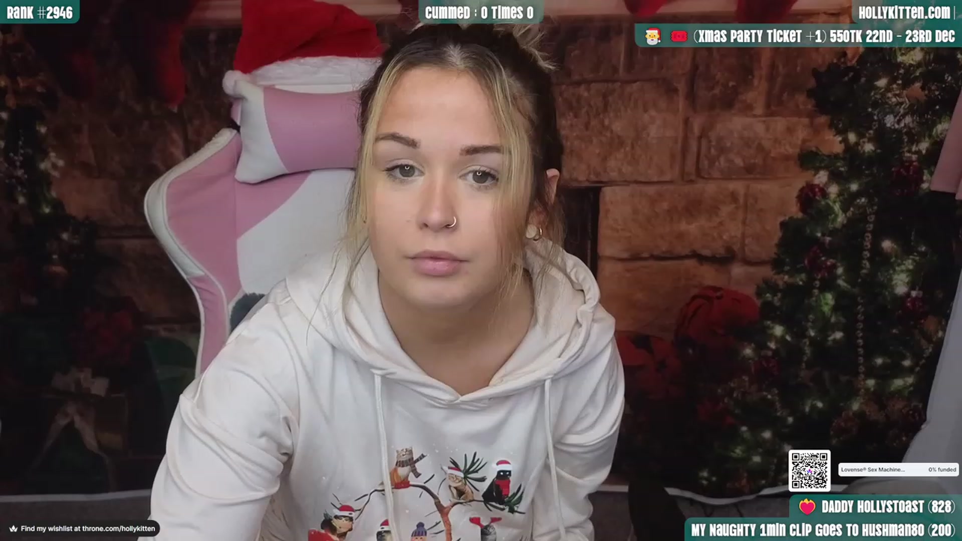 Gallery image thumbnail from HollyKittenn's myfreecams stream on, 12/04/2023, 16:31 image 10 of 20