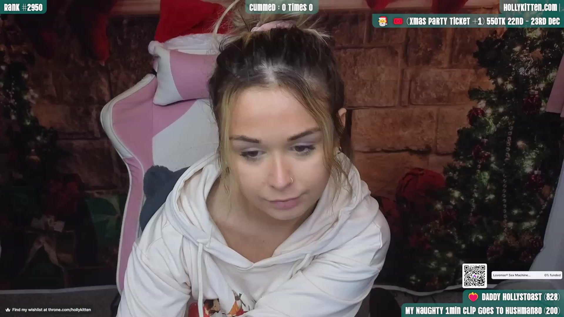 Gallery image thumbnail from HollyKittenn's myfreecams stream on, 12/04/2023, 16:31 image 13 of 20