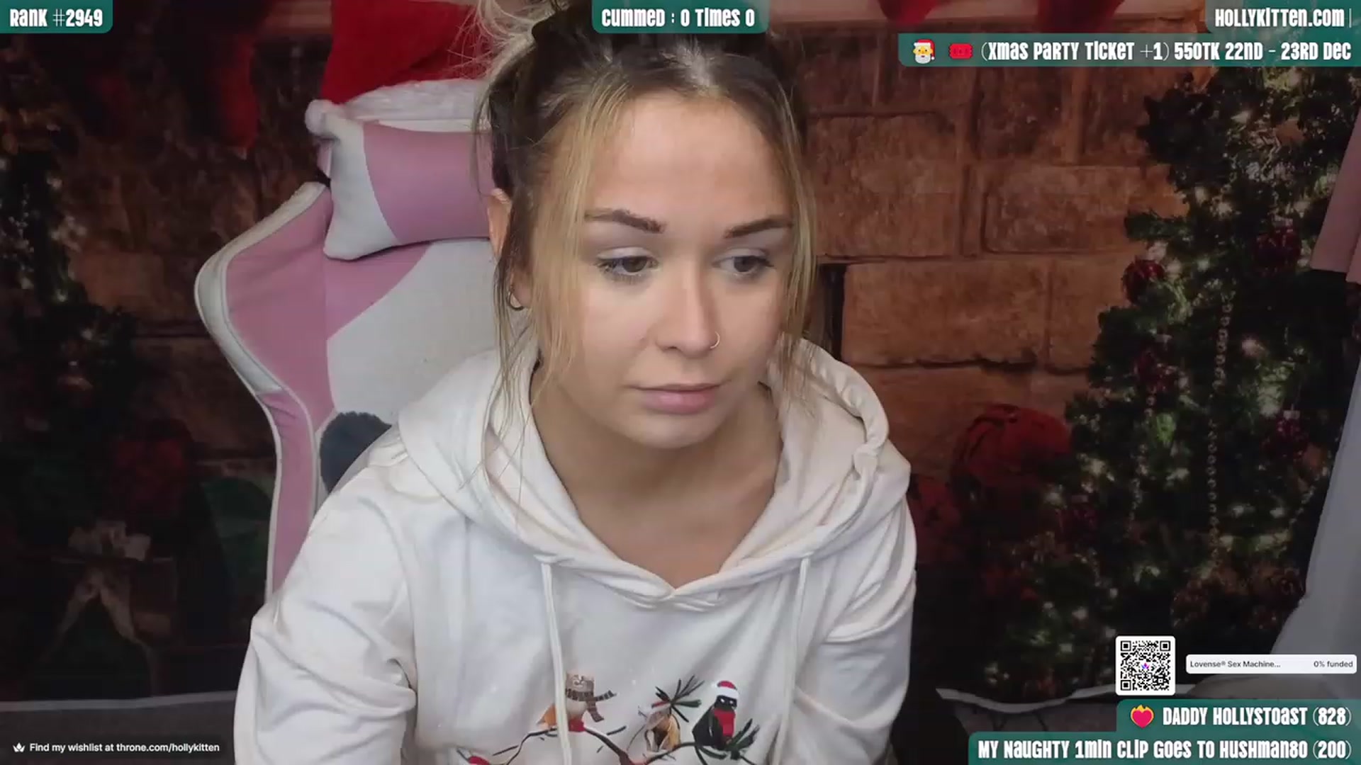 Gallery image thumbnail from HollyKittenn's myfreecams stream on, 12/04/2023, 16:31 image 11 of 20