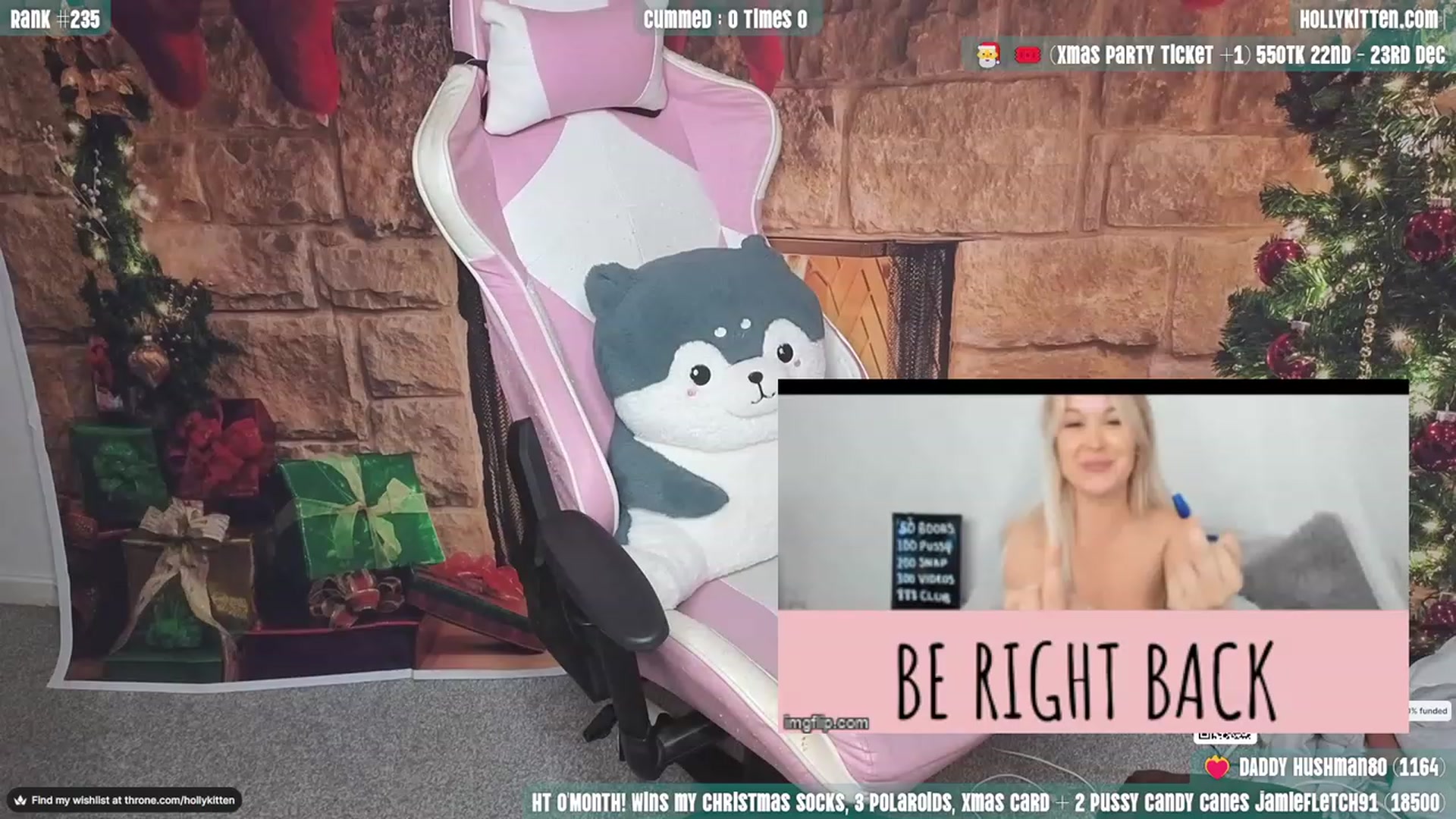 Gallery image thumbnail from HollyKittenn's myfreecams stream on, 12/06/2023, 19:52 image 15 of 20