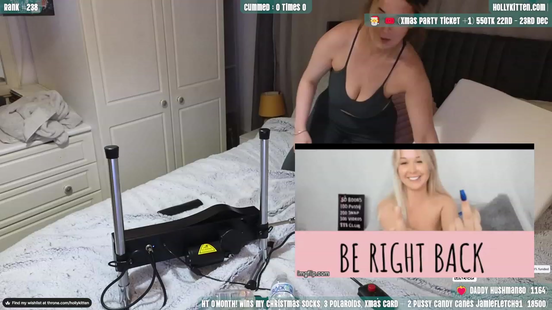 Gallery image thumbnail from HollyKittenn's myfreecams stream on, 12/06/2023, 20:20 image 1 of 20