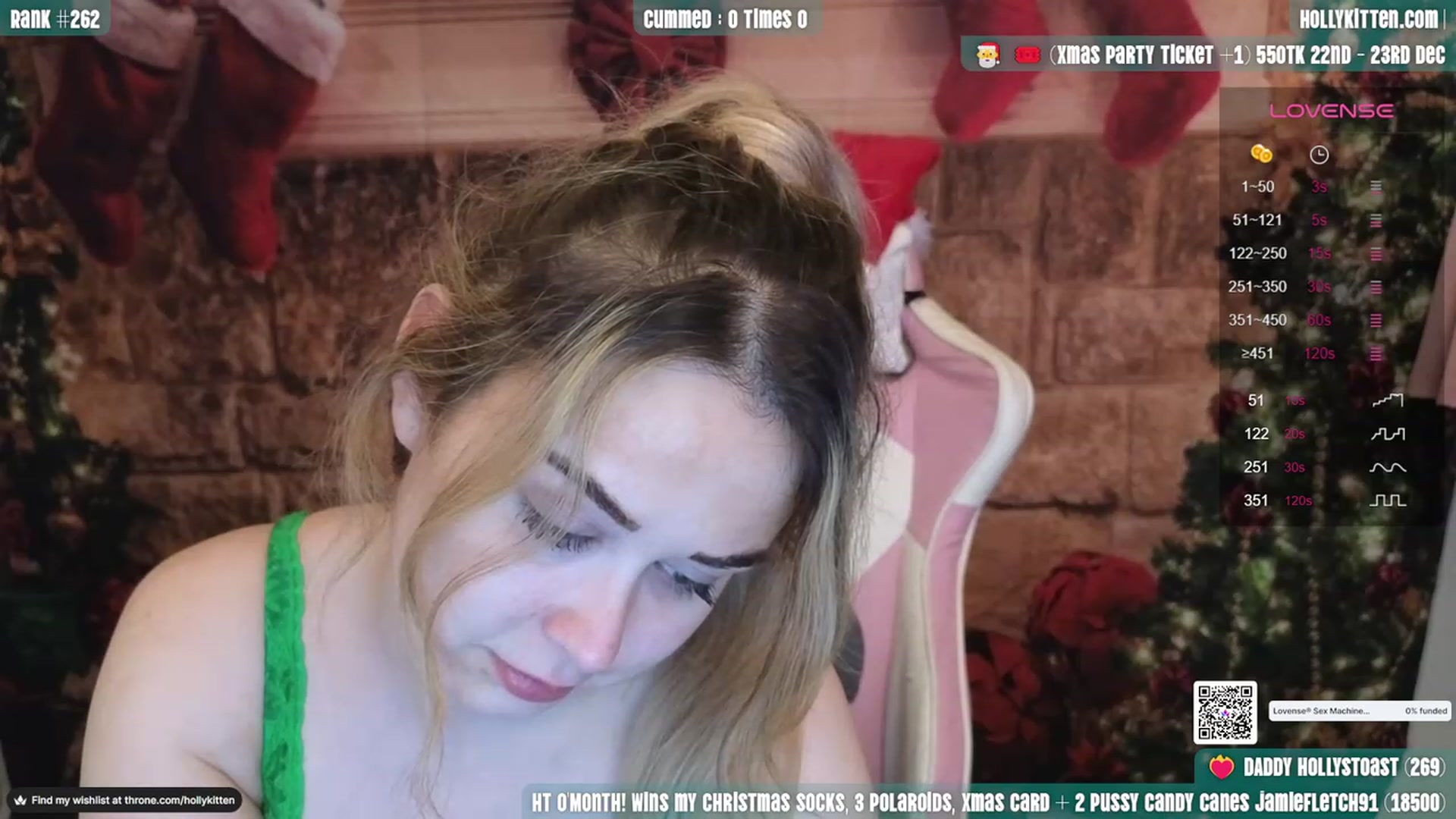 Gallery image thumbnail from HollyKittenn's myfreecams stream on, 12/07/2023, 20:33 image 18 of 20