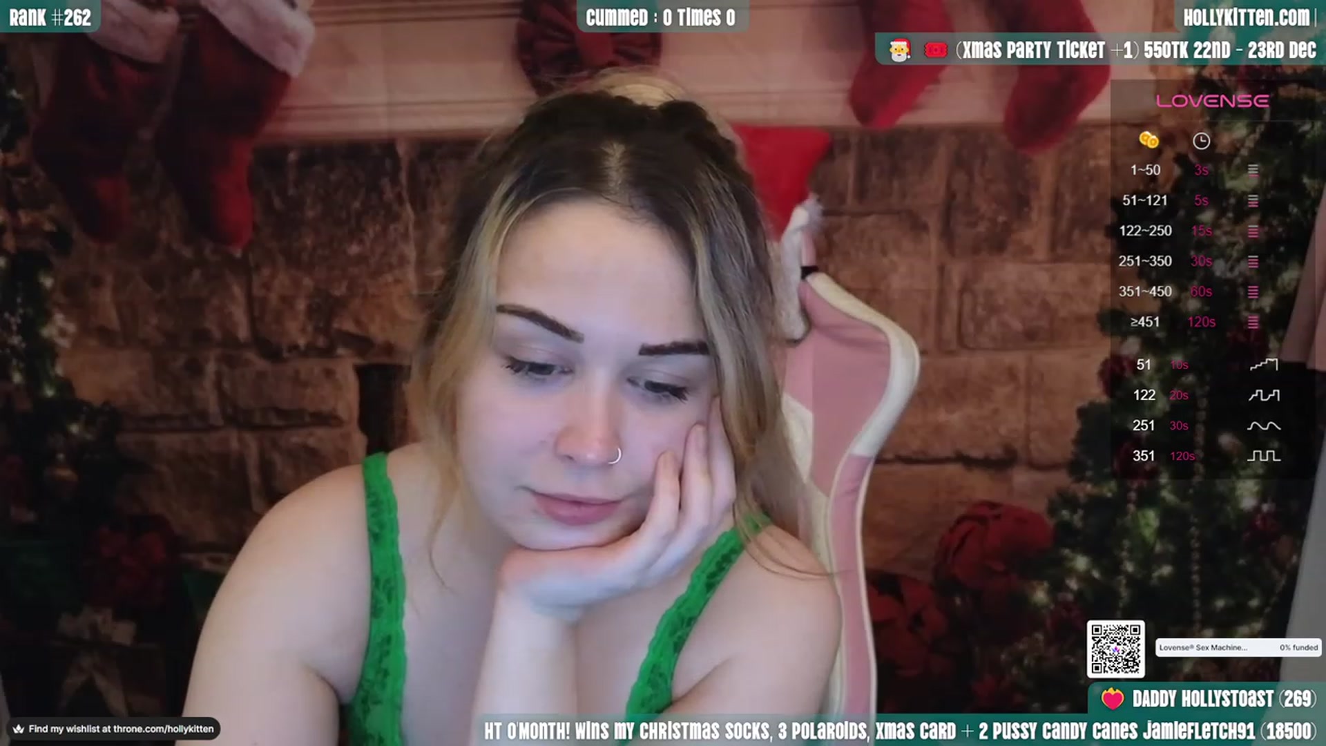 Gallery image thumbnail from HollyKittenn's myfreecams stream on, 12/07/2023, 20:33 image 19 of 20