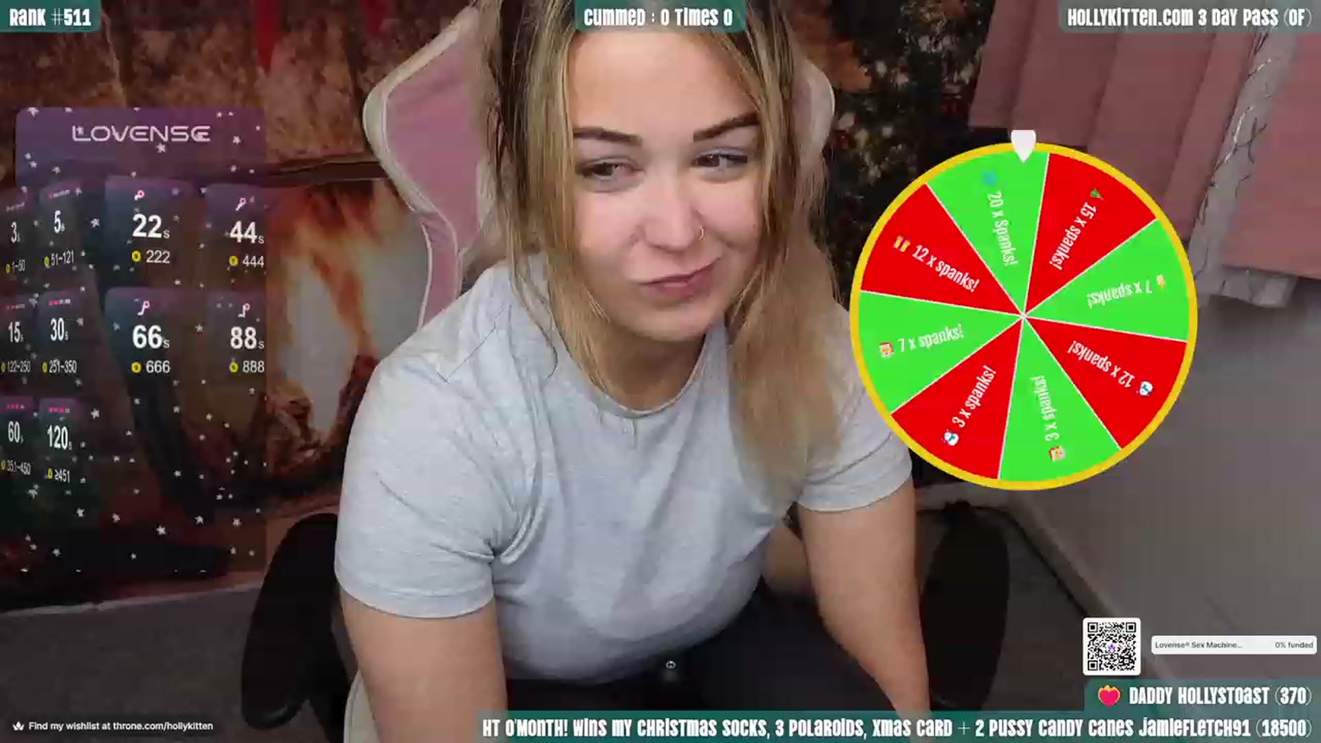 Gallery image thumbnail from HollyKittenn's myfreecams stream on, 12/11/2023, 16:20 image 8 of 20