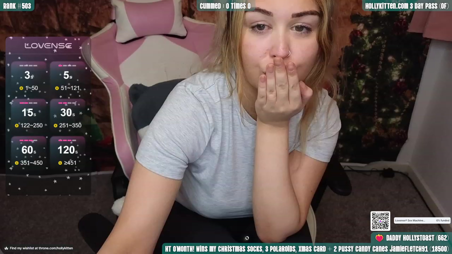 Gallery image thumbnail from HollyKittenn's myfreecams stream on, 12/11/2023, 16:20 image 15 of 20