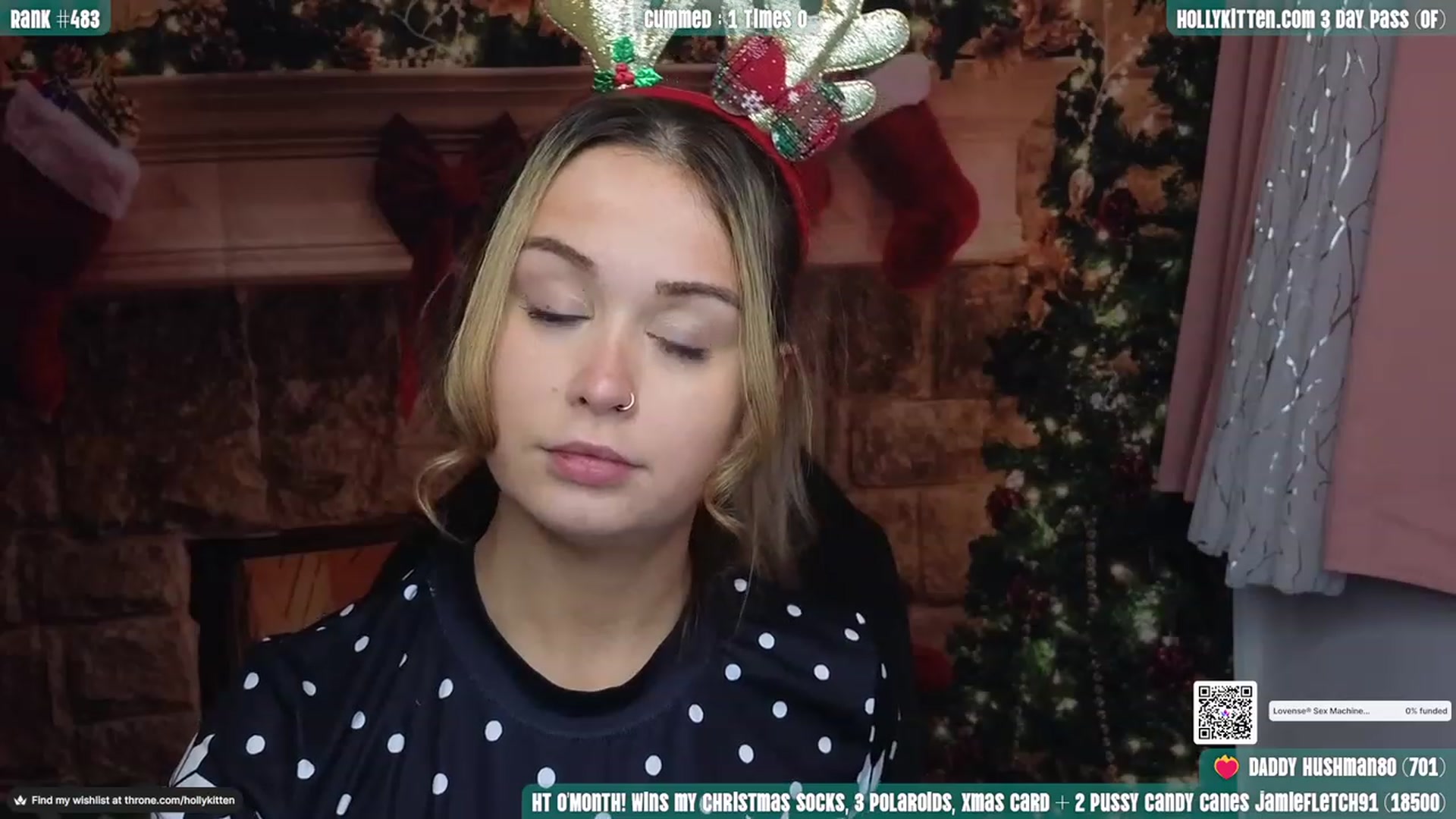 Gallery image thumbnail from HollyKittenn's myfreecams stream on, 12/13/2023, 20:09 image 20 of 20