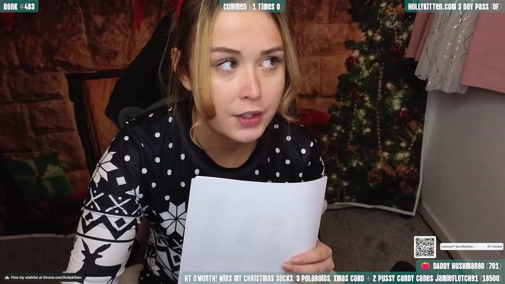 Gallery image thumbnail from HollyKittenn's myfreecams stream on, 12/13/2023, 20:09 image 19 of 20