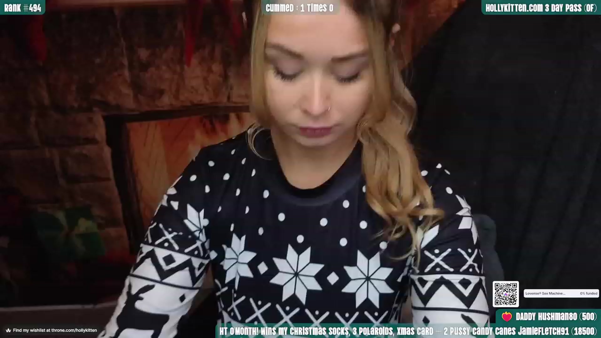 Gallery image thumbnail from HollyKittenn's myfreecams stream on, 12/13/2023, 20:09 image 6 of 20
