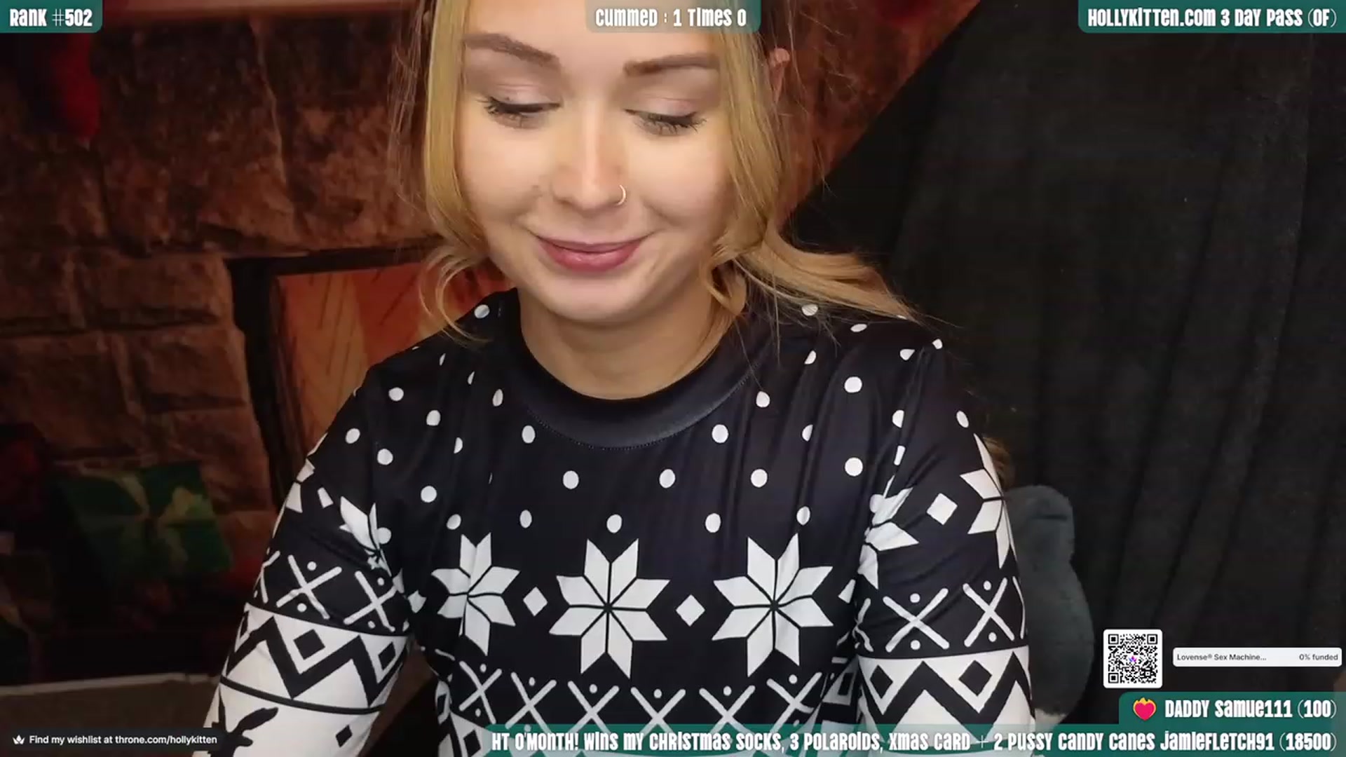 Gallery image thumbnail from HollyKittenn's myfreecams stream on, 12/13/2023, 20:09 image 3 of 20