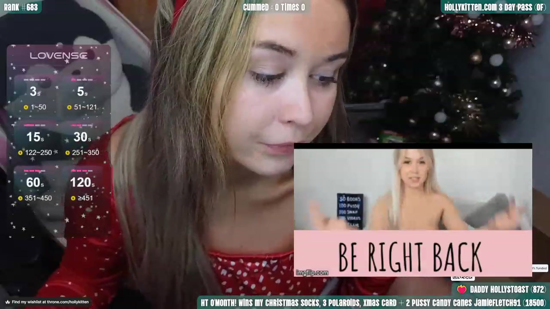 Gallery image thumbnail from HollyKittenn's myfreecams stream on, 12/18/2023, 17:45 image 14 of 20