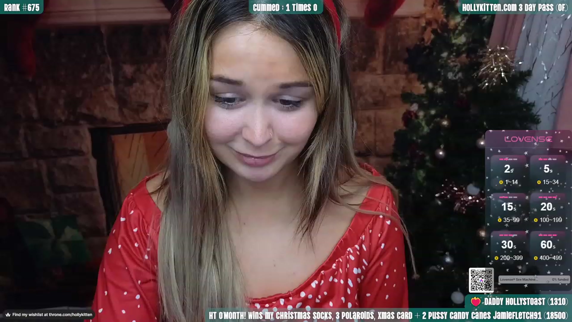 Gallery image thumbnail from HollyKittenn's myfreecams stream on, 12/18/2023, 19:35 image 20 of 20