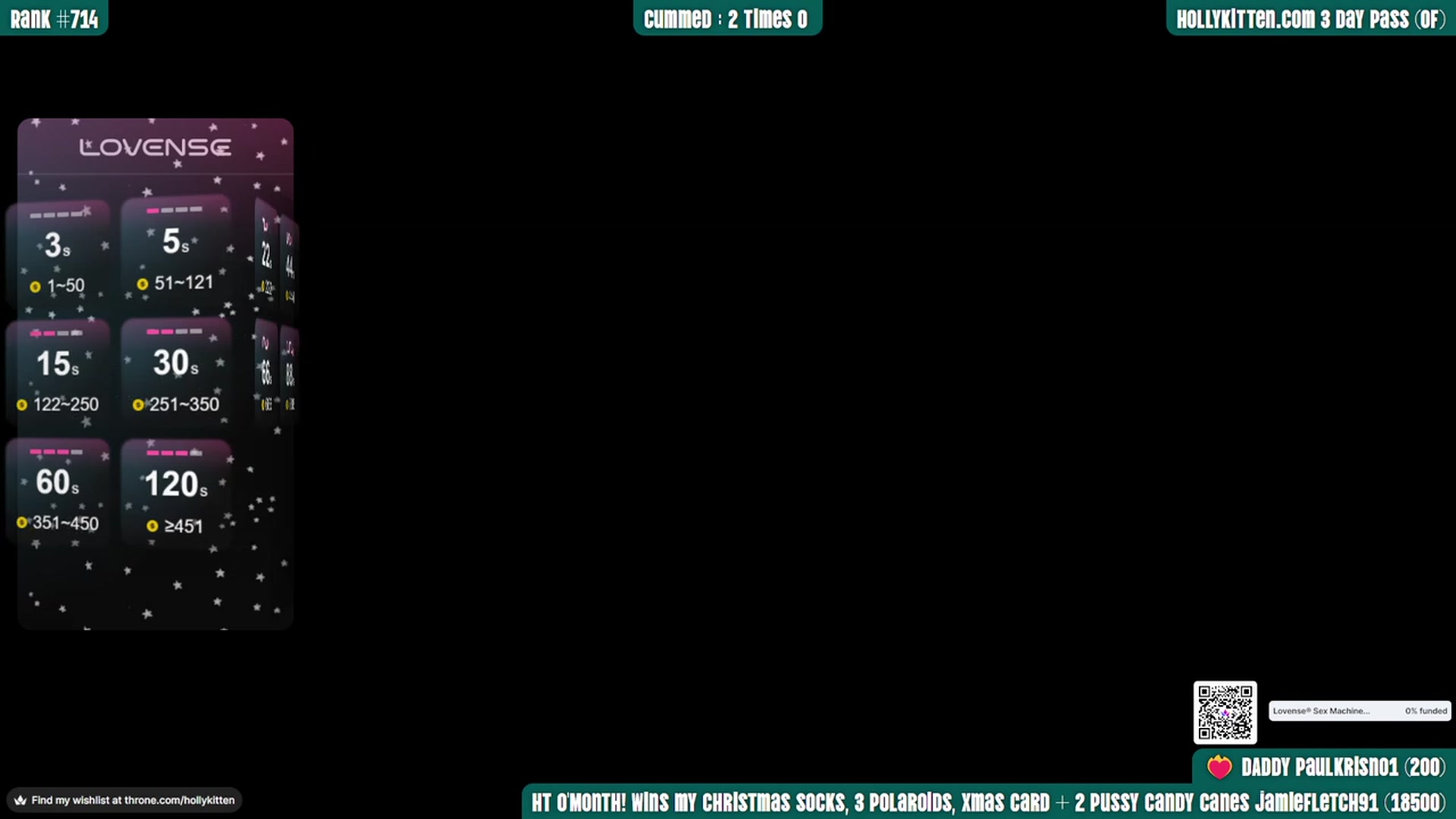 Gallery image thumbnail from HollyKittenn's myfreecams stream on, 12/21/2023, 20:26 image 6 of 20
