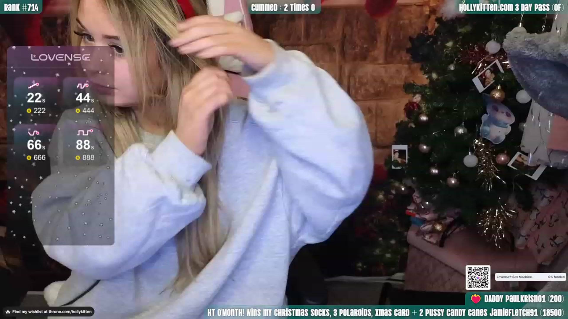 Gallery image thumbnail from HollyKittenn's myfreecams stream on, 12/21/2023, 20:26 image 16 of 20