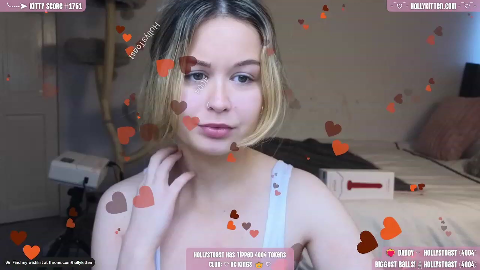 Gallery image thumbnail from HollyKittenn's myfreecams stream on, 01/26/2024, 15:34 image 9 of 20