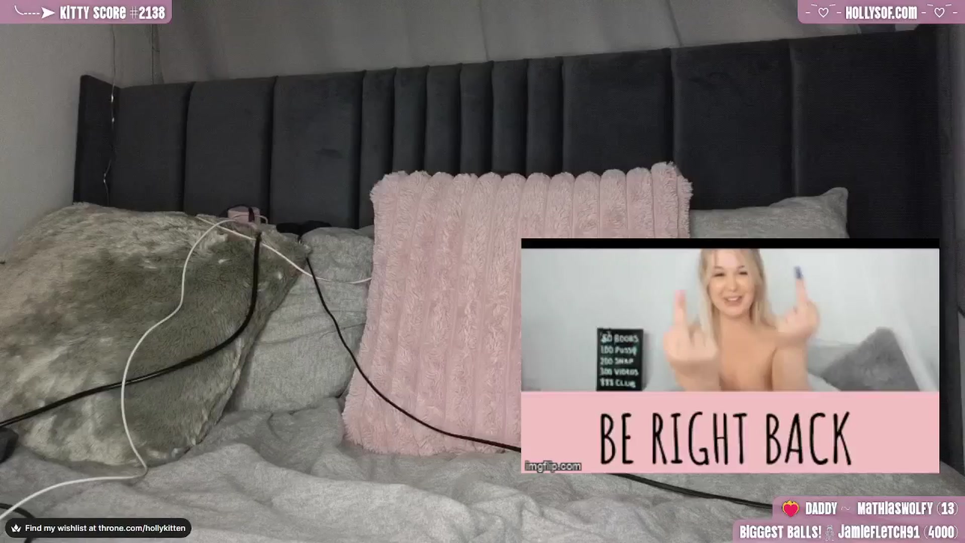 Gallery image thumbnail from HollyKittenn's myfreecams stream on, 02/16/2024, 21:22 image 6 of 20