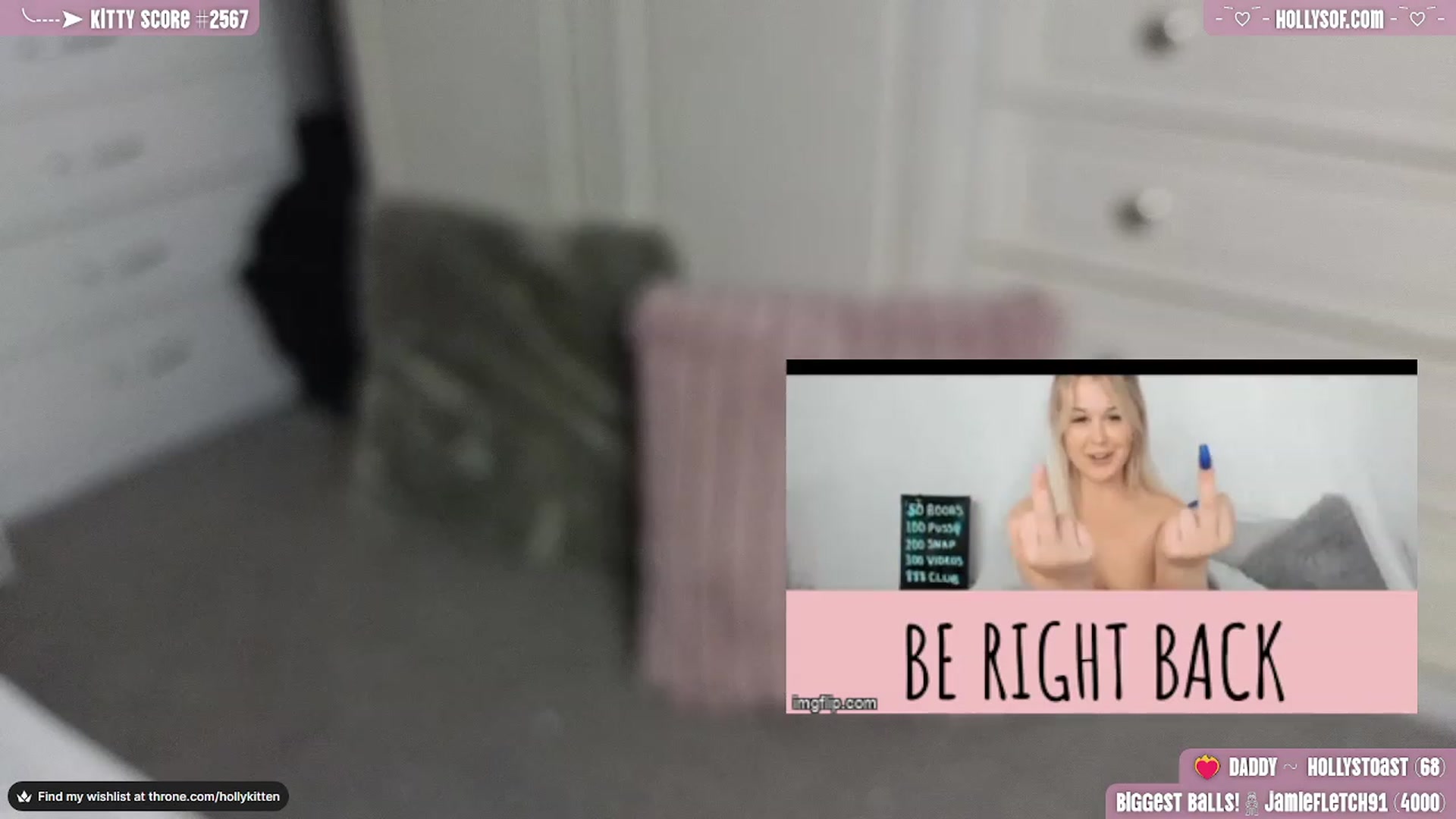 Gallery image thumbnail from HollyKittenn's myfreecams stream on, 02/20/2024, 21:05 image 9 of 20