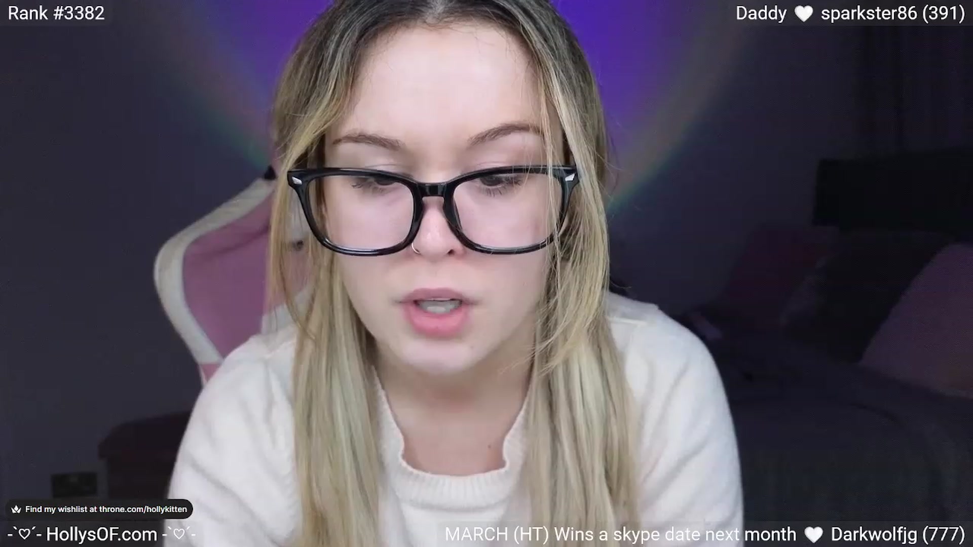 Gallery image thumbnail from HollyKittenn's myfreecams stream on, 03/14/2024, 21:44 image 20 of 20