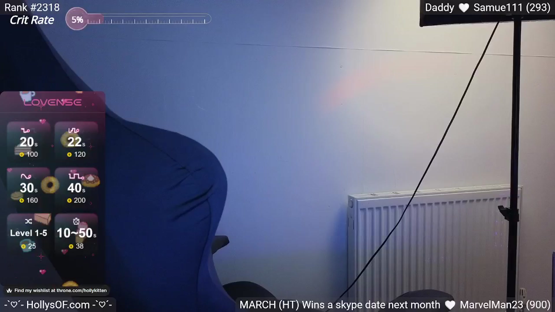 Gallery image thumbnail from HollyKittenn's myfreecams stream on, 03/20/2024, 21:05 image 12 of 20