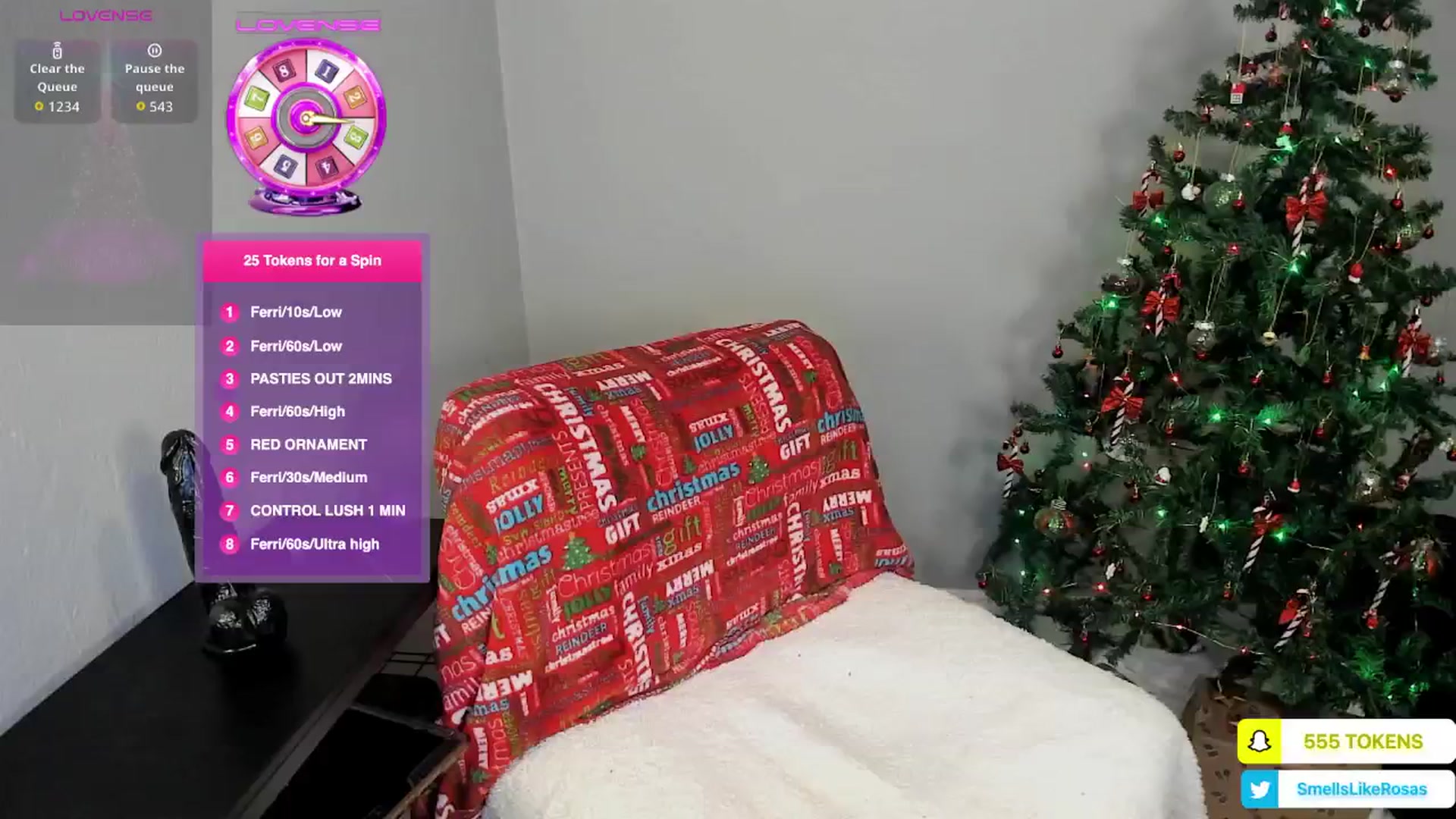Gallery image thumbnail from HoneyRosa's myfreecams stream on, 12/24/2025, 09:31 image 8 of 20