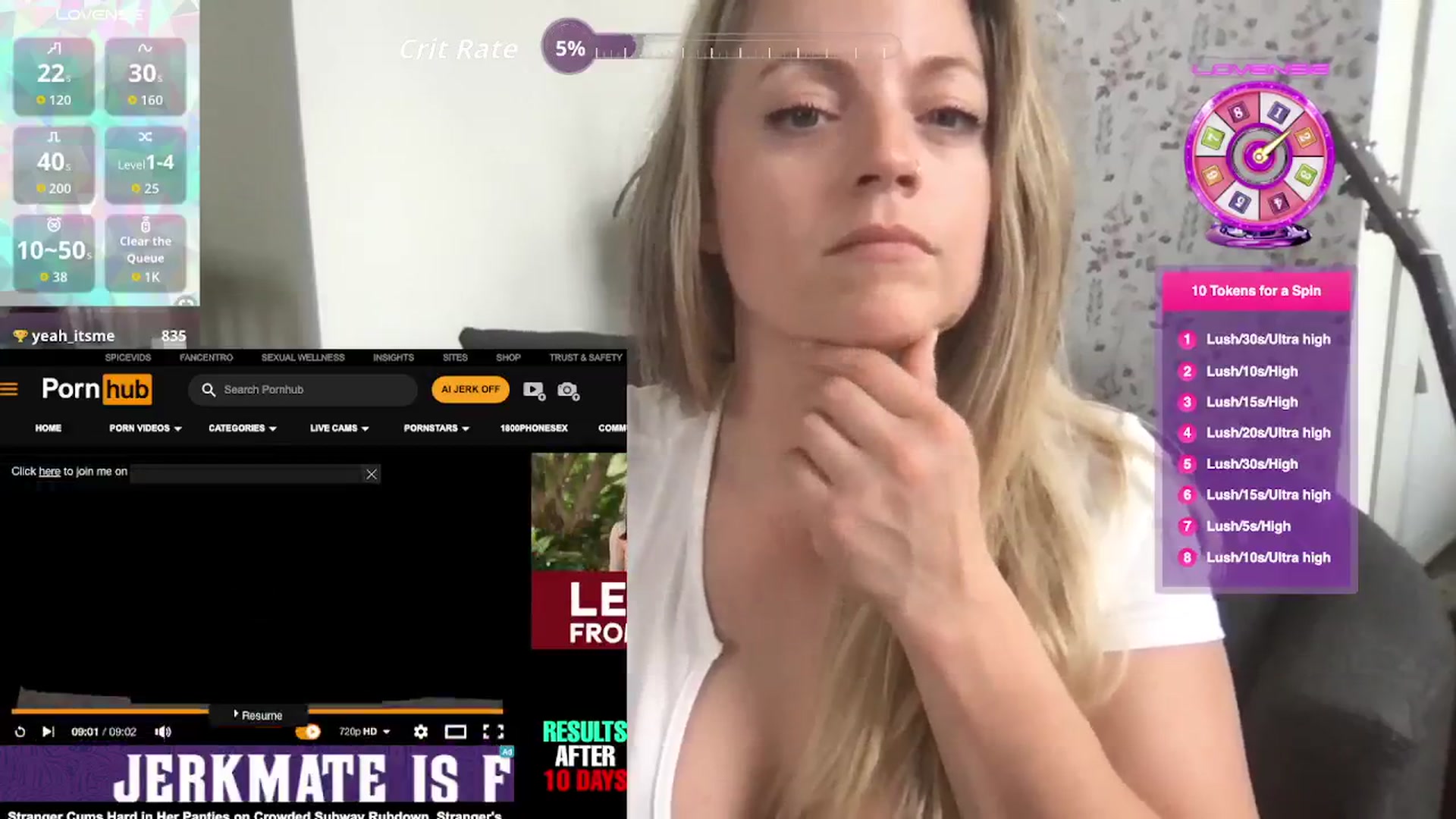 Gallery image thumbnail from Honeyshaker's myfreecams stream on, 08/17/2025, 17:23 image 13 of 20