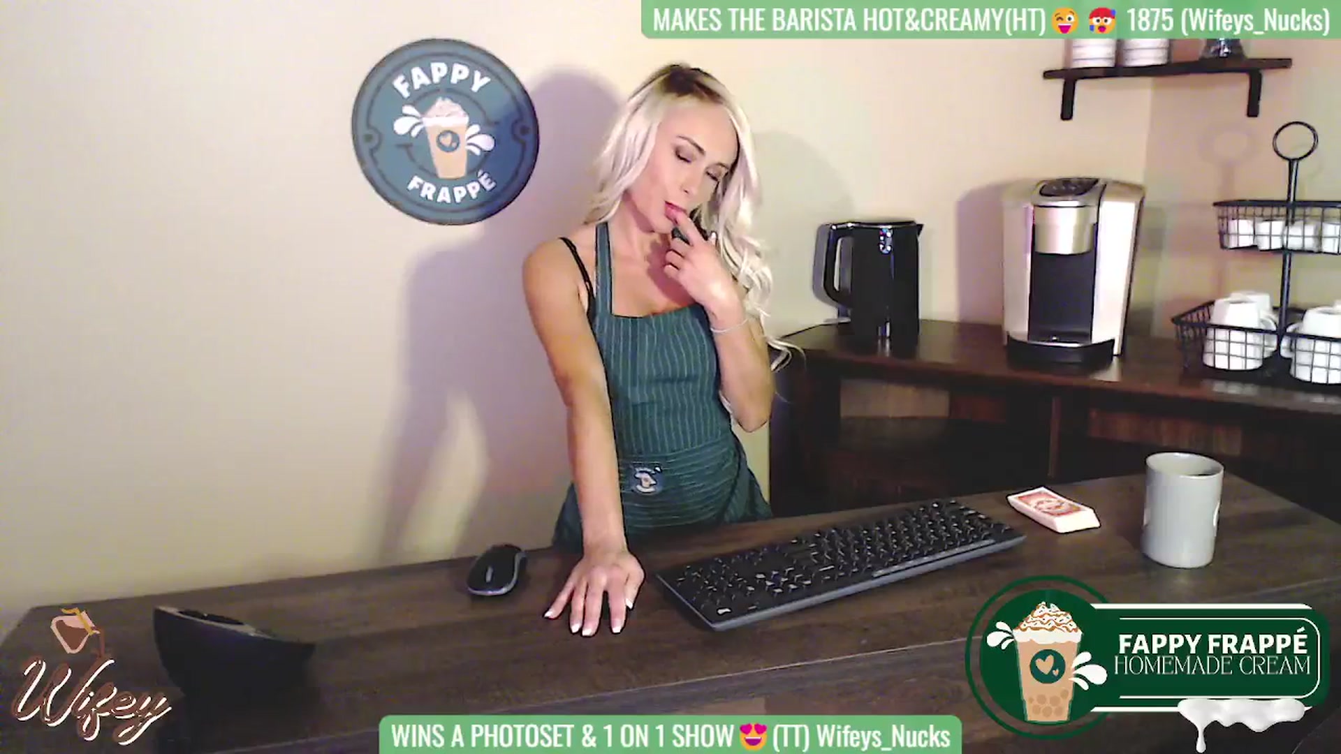Gallery image thumbnail from Horny_Barista's myfreecams stream on, 02/10/2024, 08:32 image 5 of 20