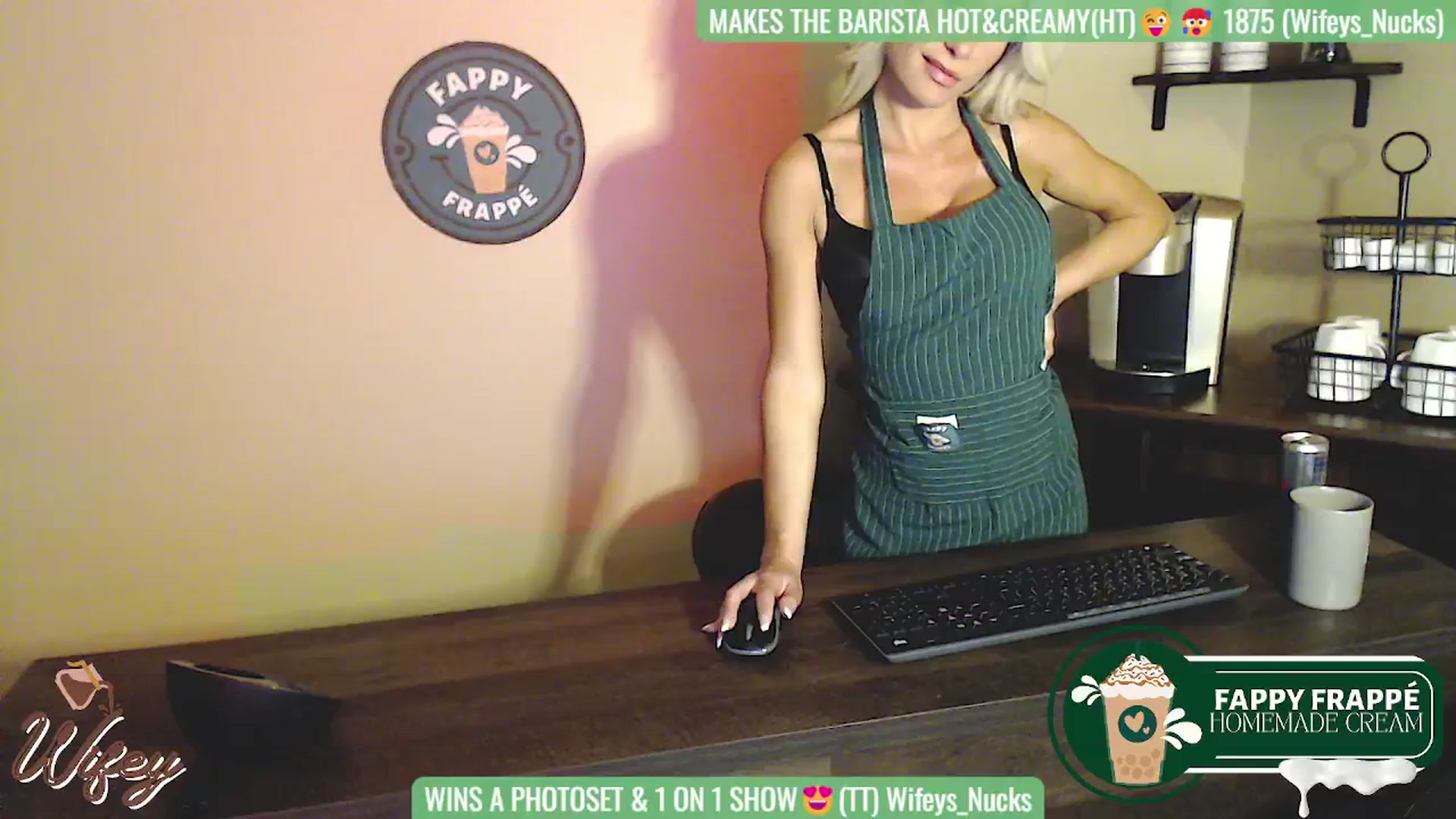 Gallery image thumbnail from Horny_Barista's myfreecams stream on, 02/10/2024, 10:20 image 15 of 20